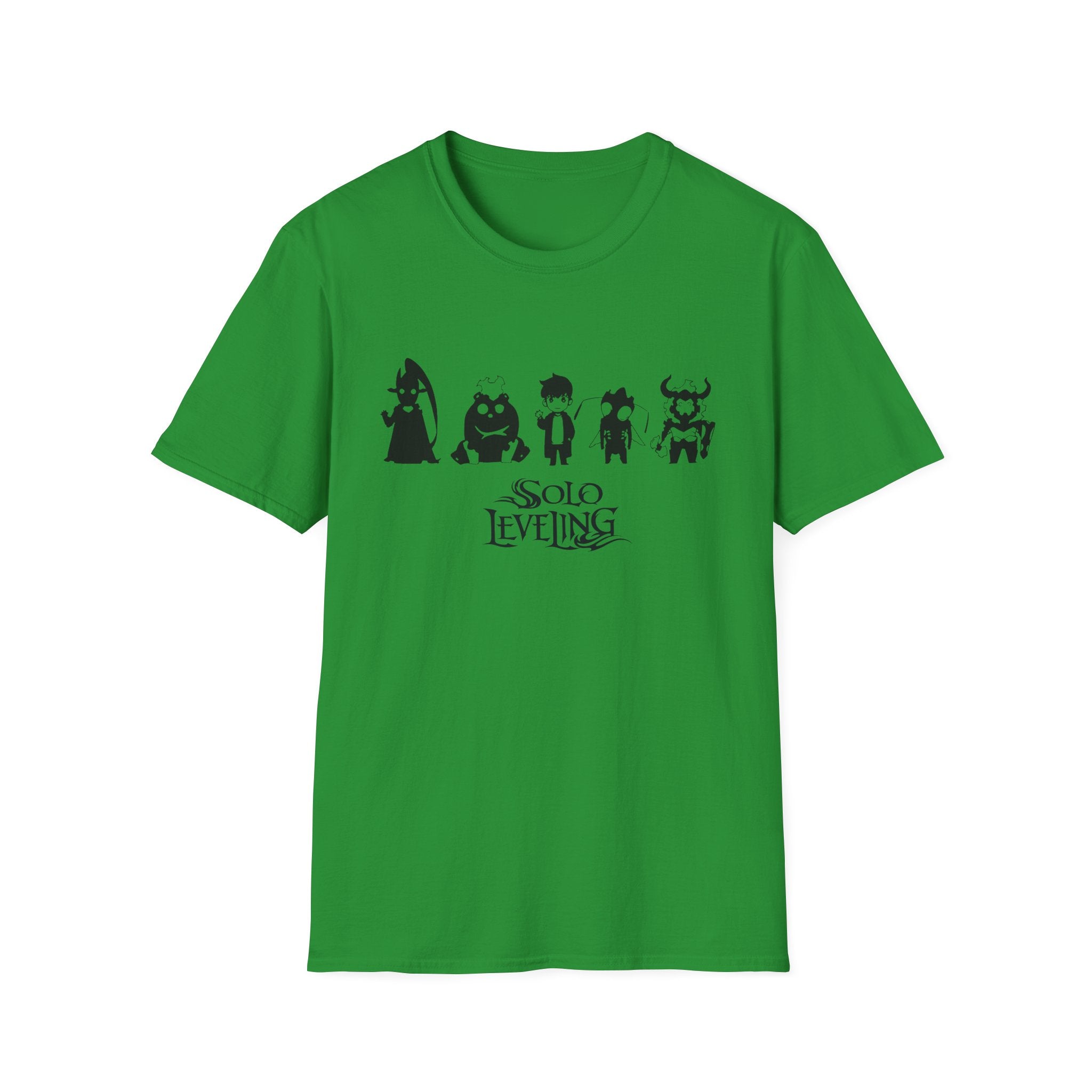 Arise Sung Jinwoo & Friend T-Shirt, Solo Leveling Anime Shirt, Shadow Monarch Graphic Tee, Japanese Manga Otaku Gift, Webtoon Fan Apparel