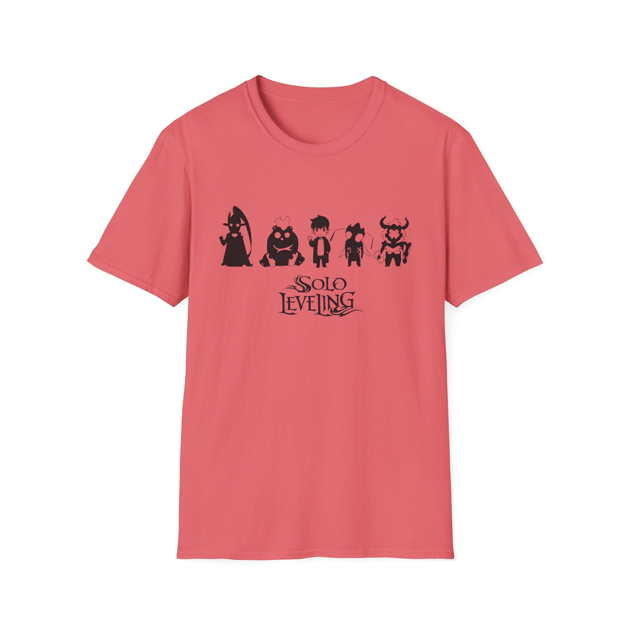 Arise Sung Jinwoo & Friend T-Shirt, Solo Leveling Anime Shirt, Shadow Monarch Graphic Tee, Japanese Manga Otaku Gift, Webtoon Fan Apparel