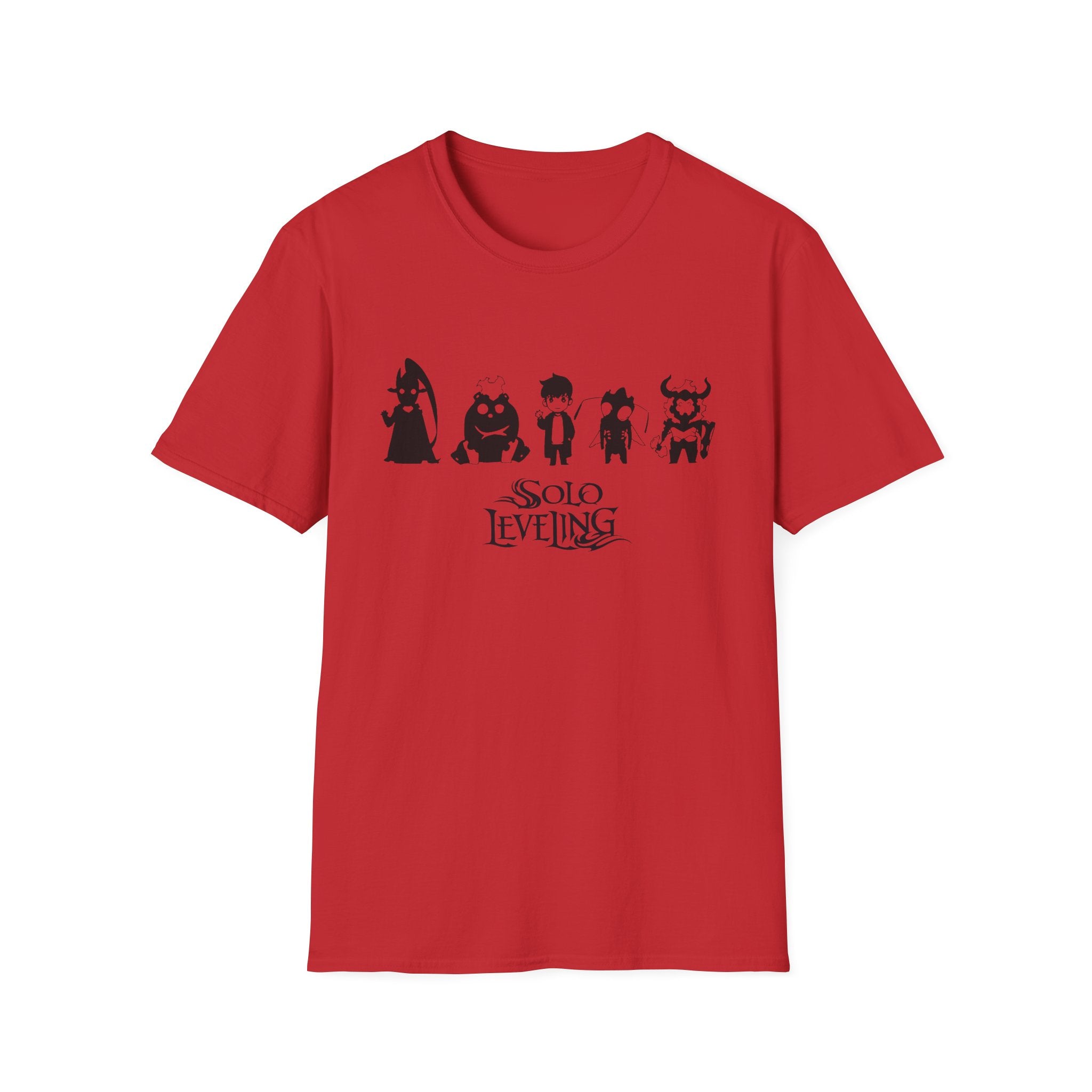 Arise Sung Jinwoo & Friend T-Shirt, Solo Leveling Anime Shirt, Shadow Monarch Graphic Tee, Japanese Manga Otaku Gift, Webtoon Fan Apparel