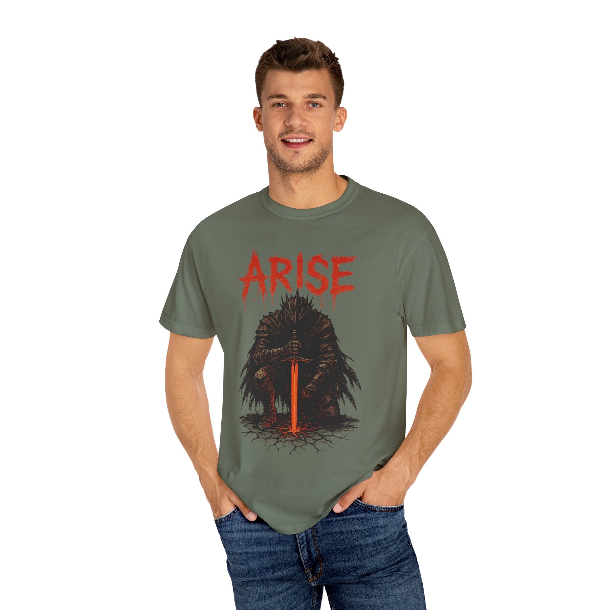 Anime T-Shirt - Arise Igris Solo Leveling Shadow Monarch Sung Jinwoo Tee