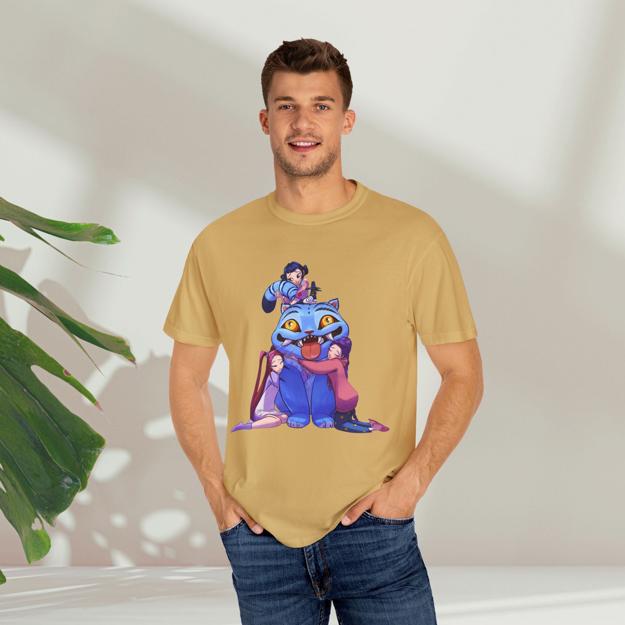 Kpop Music Demon Hunters Shirt, Anime Slayer Aesthetic Tee, Comfort Colors Idol Graphic T-Shirt, Gift for Kpop and Anime Fans