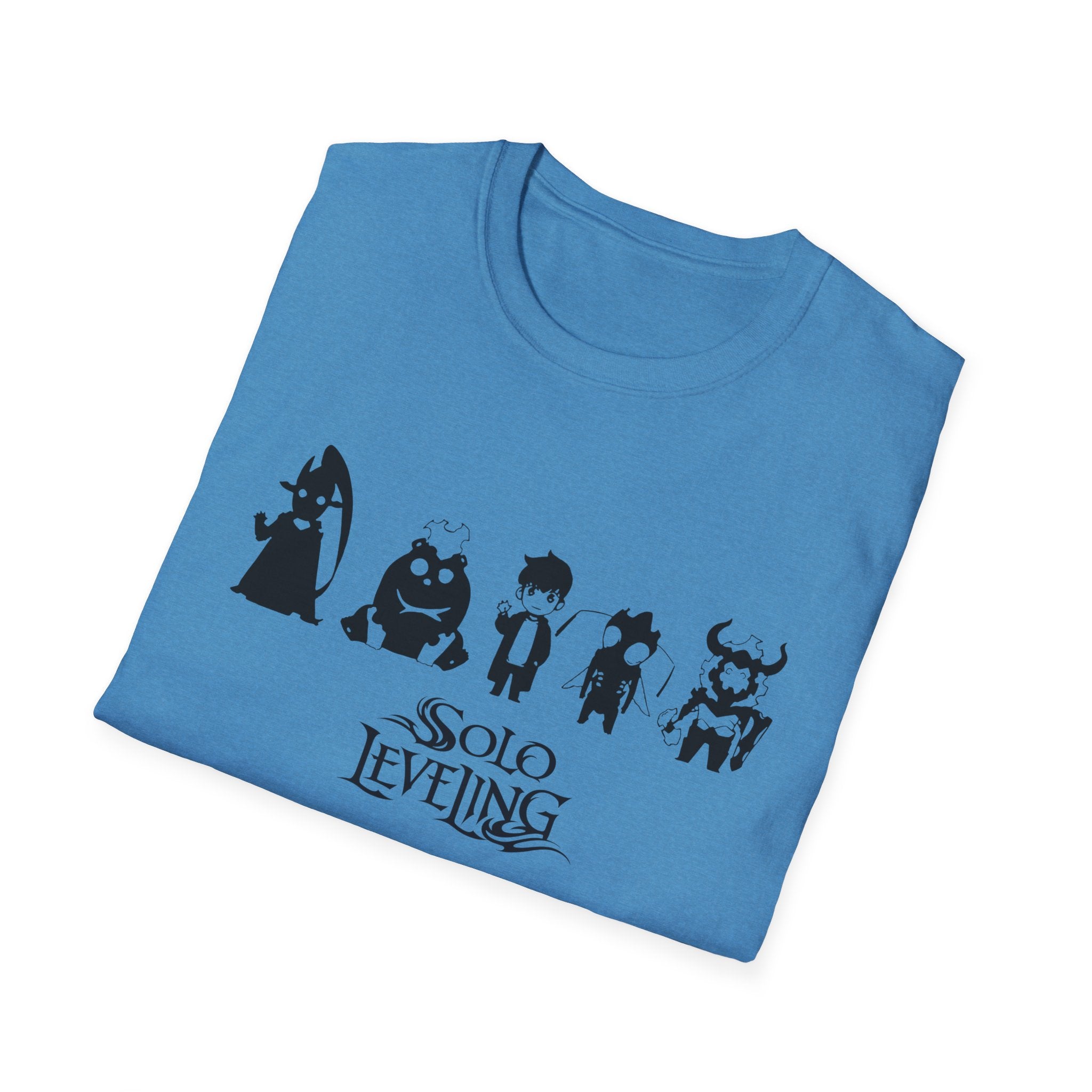 Arise Sung Jinwoo & Friend T-Shirt, Solo Leveling Anime Shirt, Shadow Monarch Graphic Tee, Japanese Manga Otaku Gift, Webtoon Fan Apparel