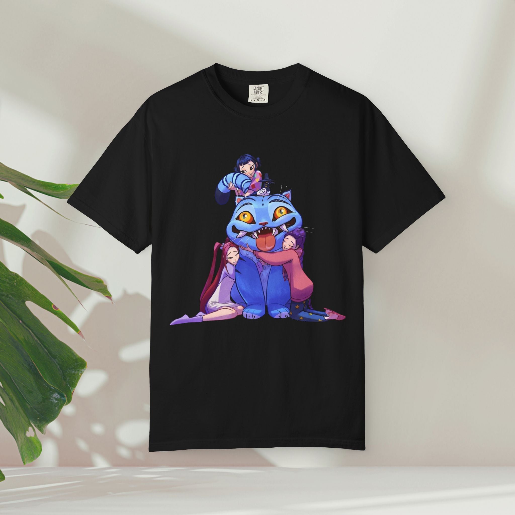 Kpop Music Demon Hunters Shirt, Anime Slayer Aesthetic Tee, Comfort Colors Idol Graphic T-Shirt, Gift for Kpop and Anime Fans