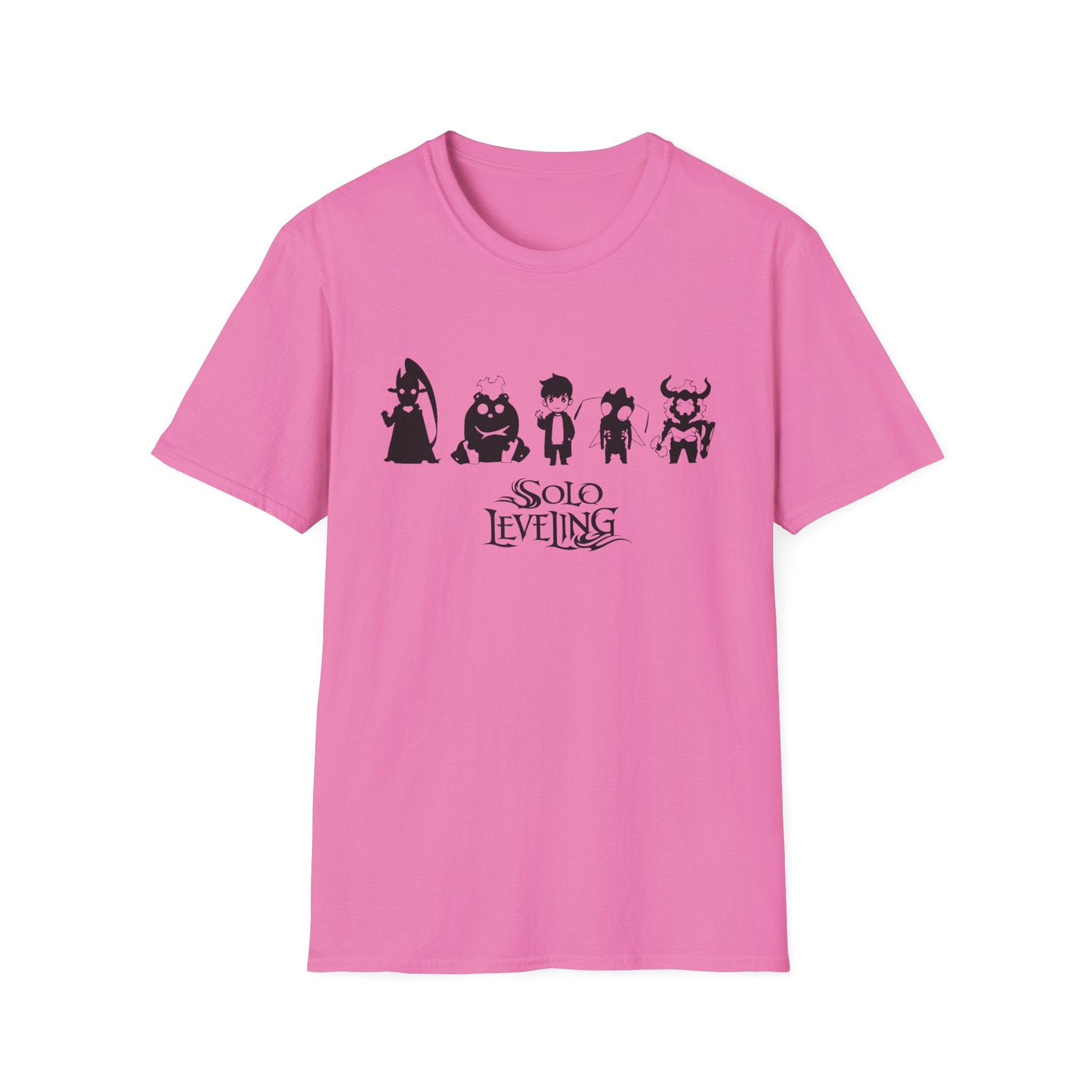 Arise Sung Jinwoo & Friend T-Shirt, Solo Leveling Anime Shirt, Shadow Monarch Graphic Tee, Japanese Manga Otaku Gift, Webtoon Fan Apparel