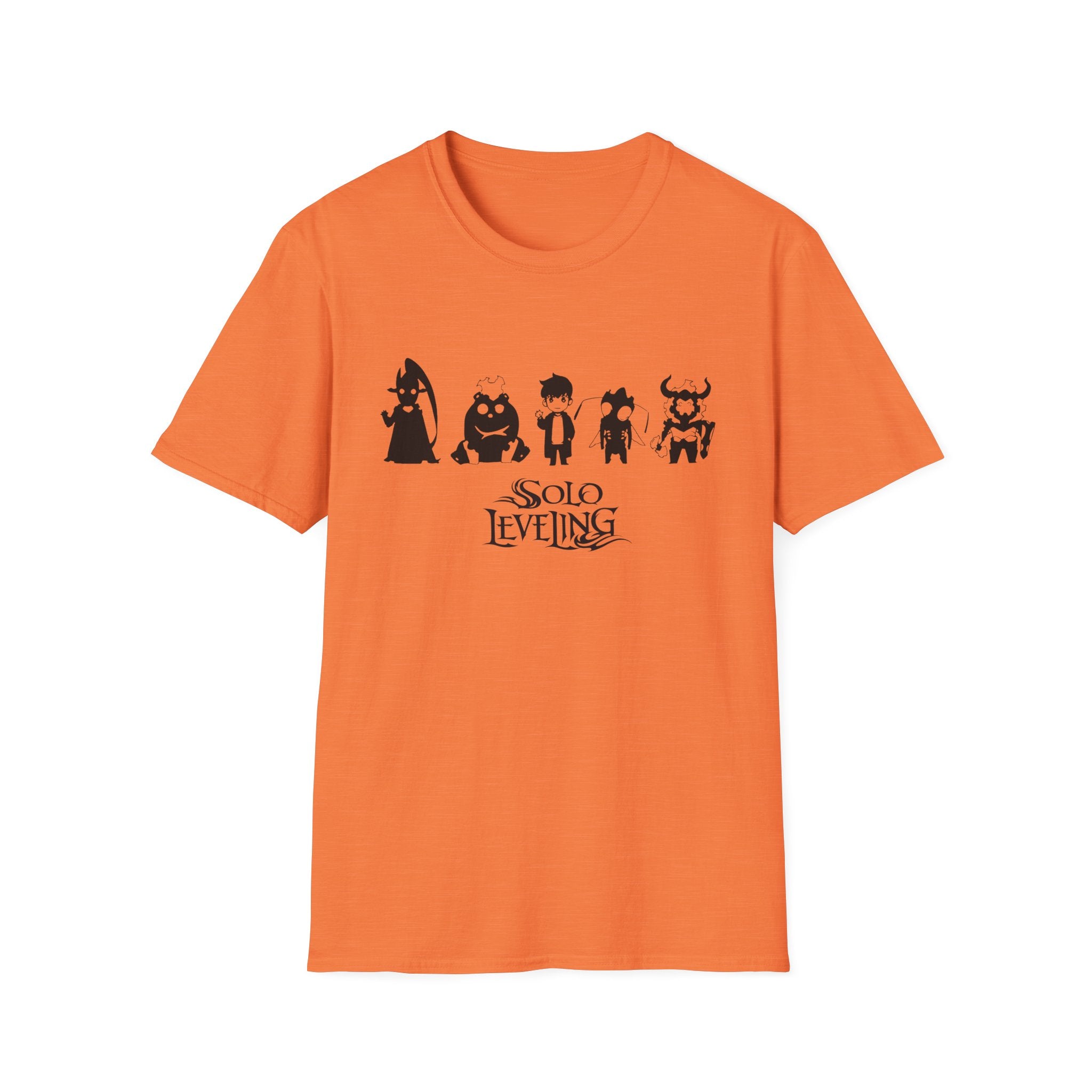 Arise Sung Jinwoo & Friend T-Shirt, Solo Leveling Anime Shirt, Shadow Monarch Graphic Tee, Japanese Manga Otaku Gift, Webtoon Fan Apparel