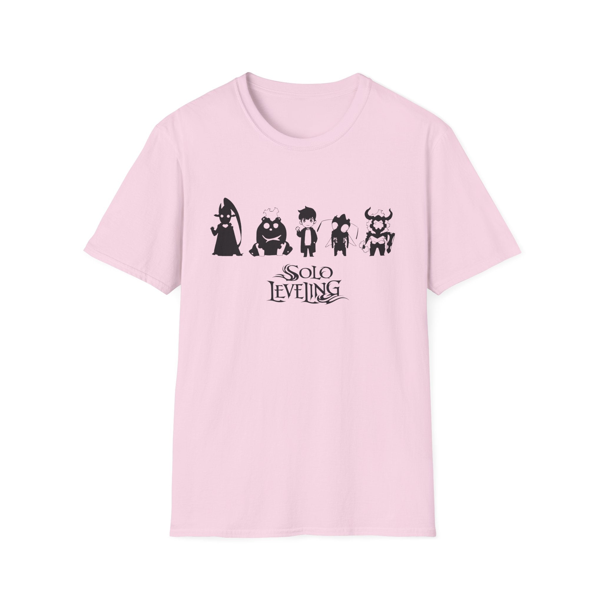 Arise Sung Jinwoo & Friend T-Shirt, Solo Leveling Anime Shirt, Shadow Monarch Graphic Tee, Japanese Manga Otaku Gift, Webtoon Fan Apparel