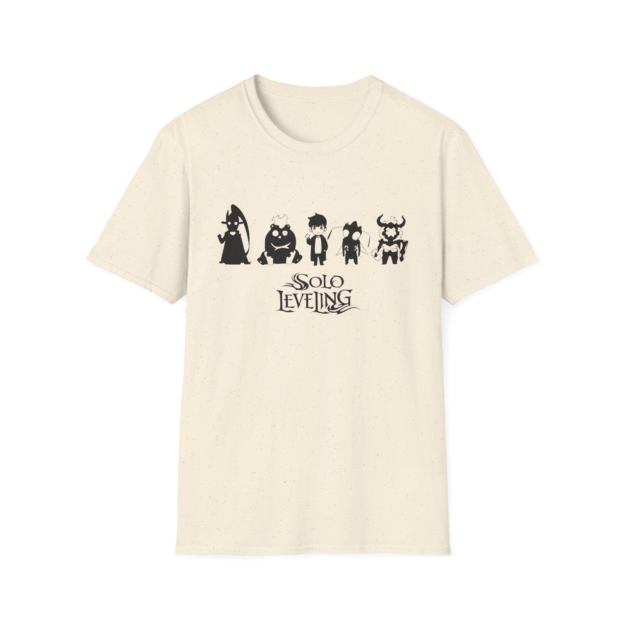 Arise Sung Jinwoo & Friend T-Shirt, Solo Leveling Anime Shirt, Shadow Monarch Graphic Tee, Japanese Manga Otaku Gift, Webtoon Fan Apparel