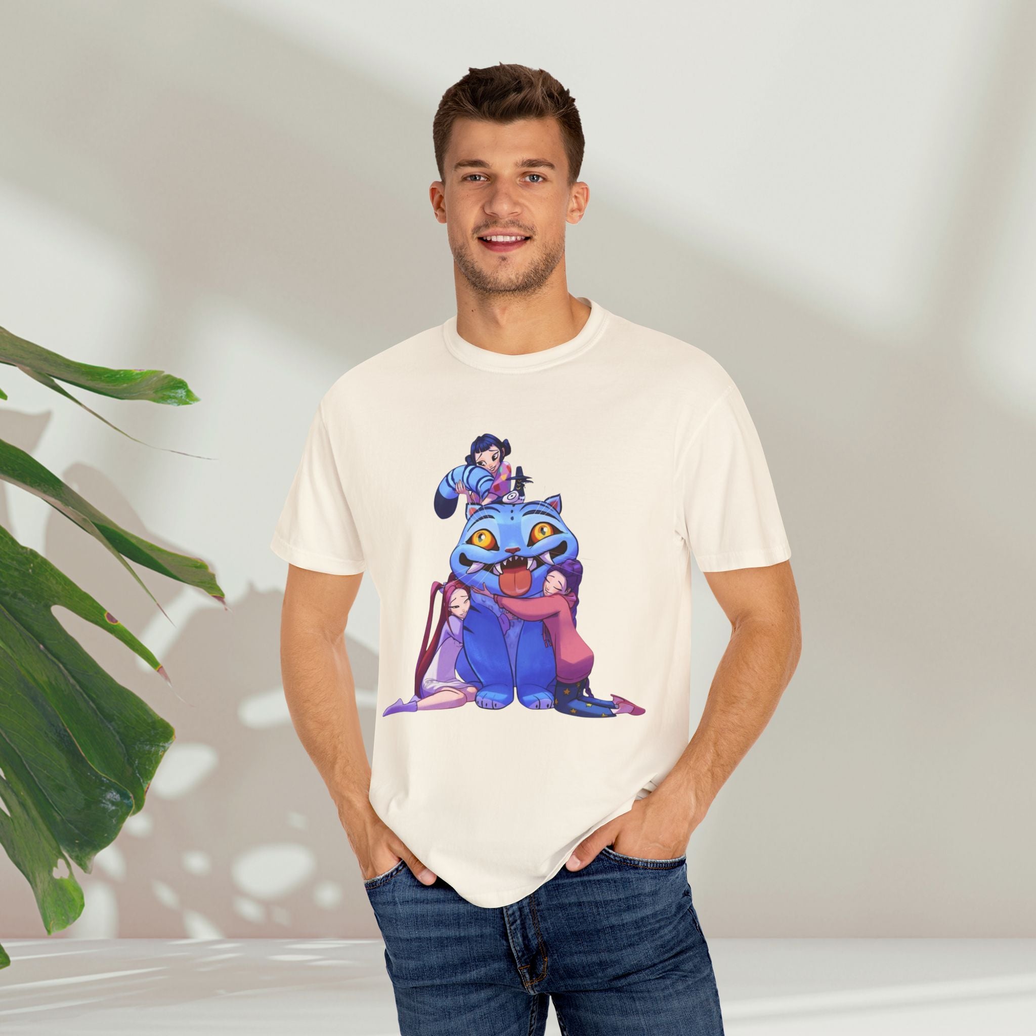 Kpop Music Demon Hunters Shirt, Anime Slayer Aesthetic Tee, Comfort Colors Idol Graphic T-Shirt, Gift for Kpop and Anime Fans