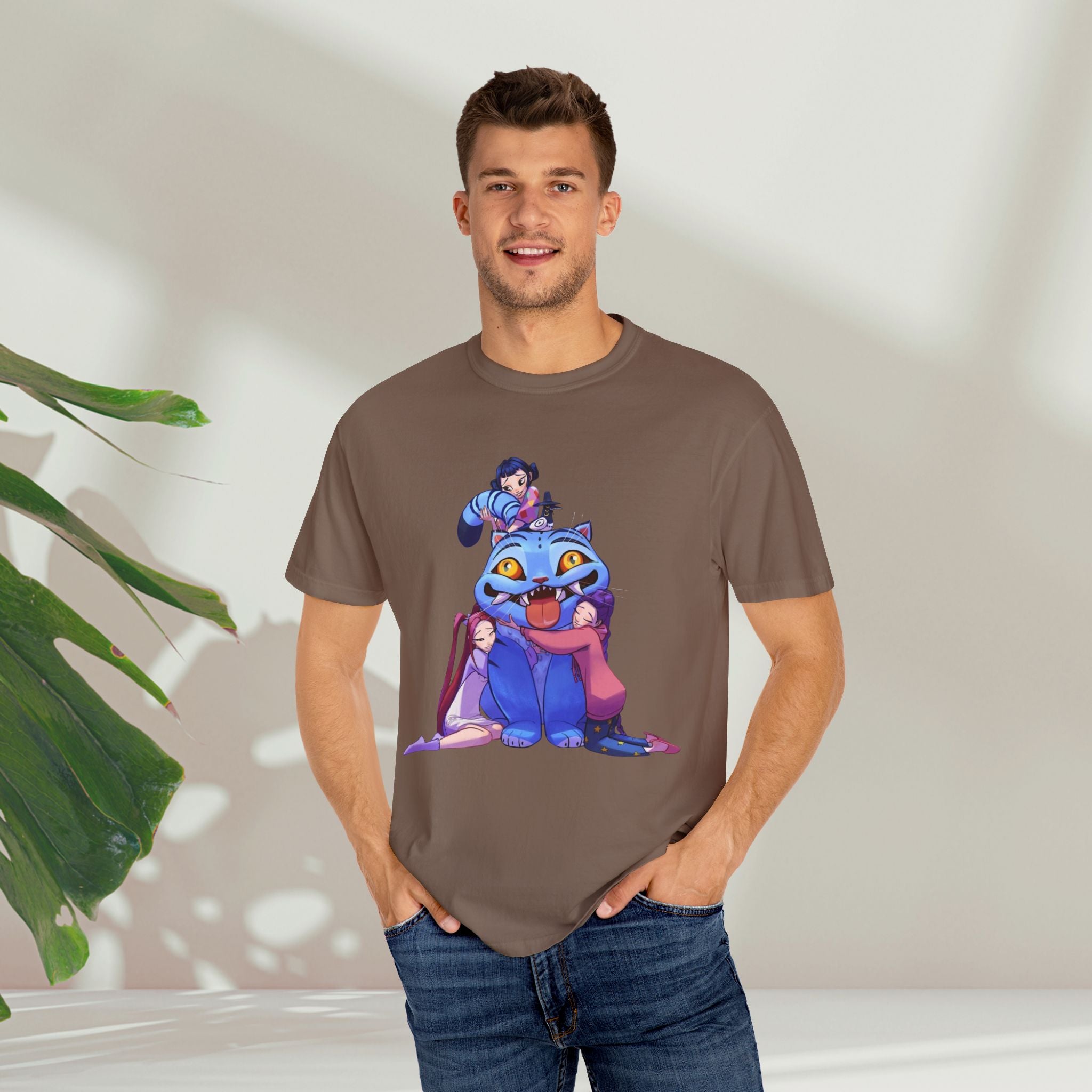 Kpop Music Demon Hunters Shirt, Anime Slayer Aesthetic Tee, Comfort Colors Idol Graphic T-Shirt, Gift for Kpop and Anime Fans