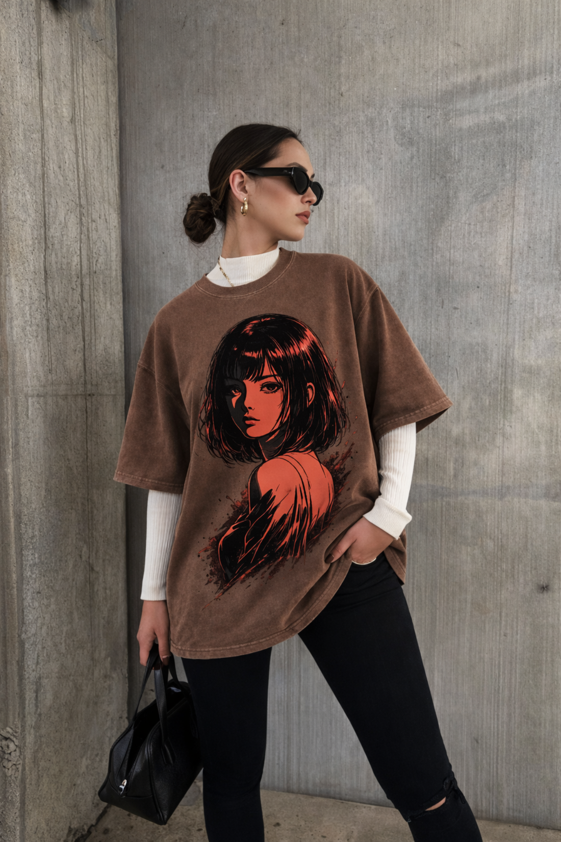 Casual Chic Anime Fashion: How to Style Oversized Graphic Tees for Everyday Looks