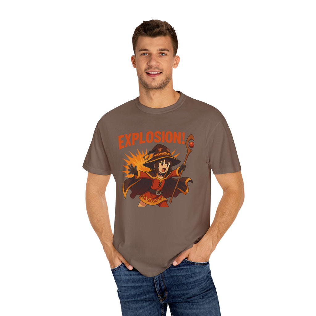 Megumin Explosion Shirt, KonoSuba Anime Tee, Funny Otaku Gift, Comfort Colors Shirt, Chuunibyou Wizard Shirt, Unisex Weeb T-Shirt