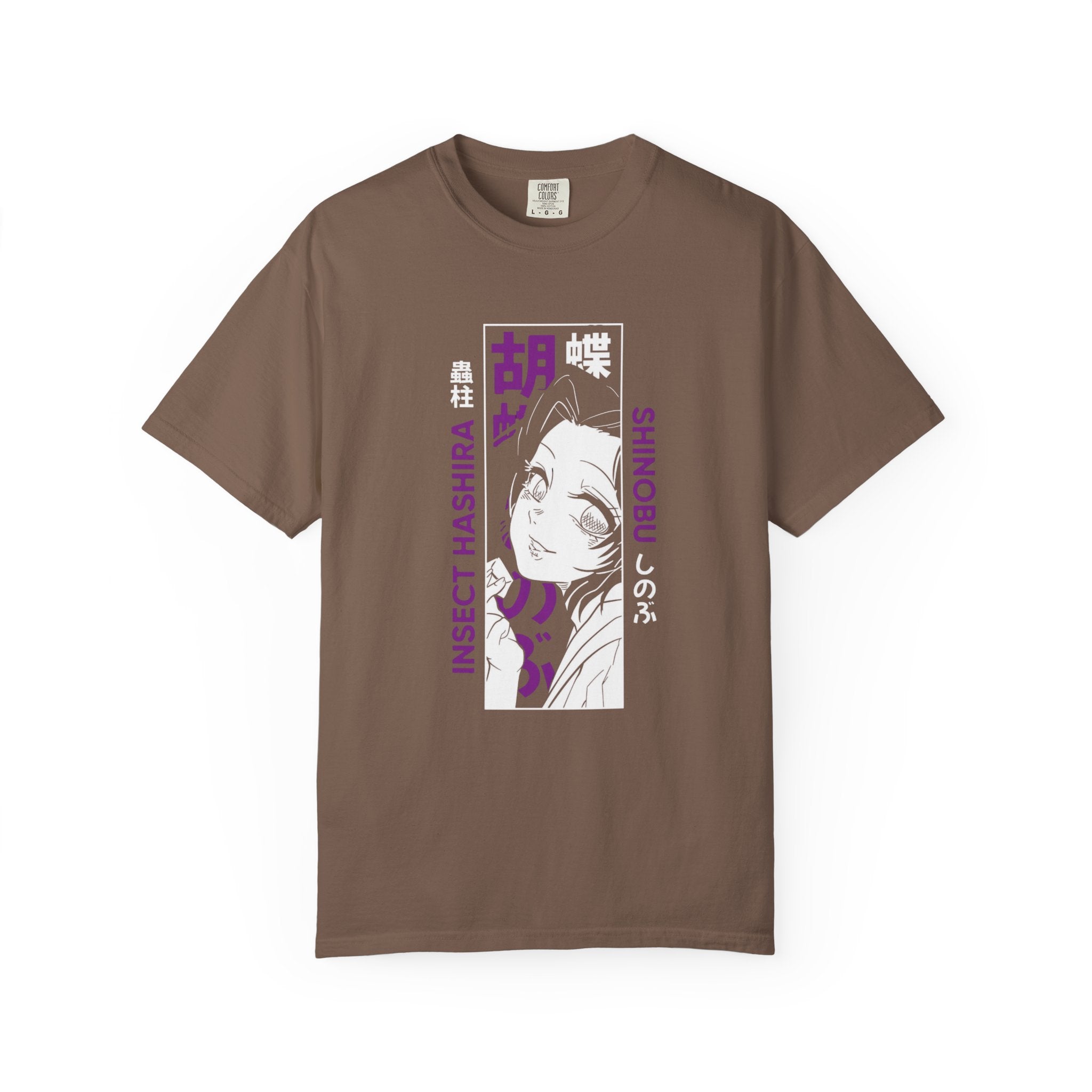 Shinobu Kocho Shirt Demon Slayer Anime Tee, Insect Hashira Graphic Shirts, Kimetsu no Yaiba T-Shirt, Otaku Gift, Japanese Aesthetic