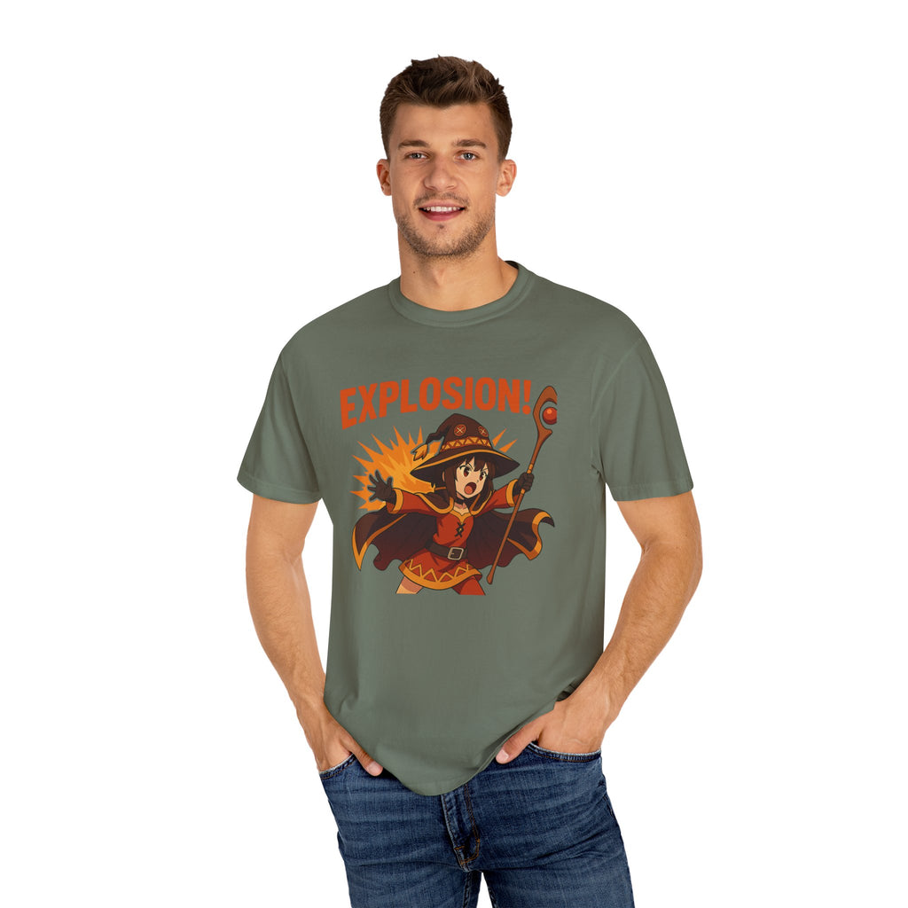 Megumin Explosion Shirt, KonoSuba Anime Tee, Funny Otaku Gift, Comfort Colors Shirt, Chuunibyou Wizard Shirt, Unisex Weeb T-Shirt