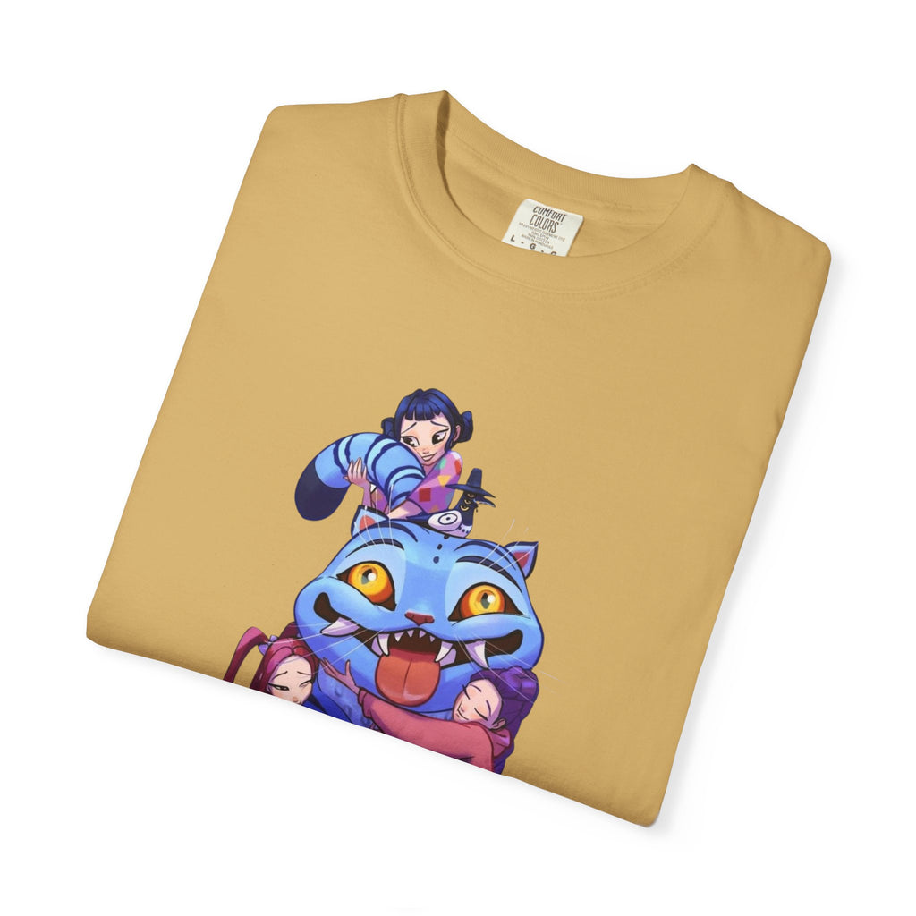 Kpop Music Demon Hunters Shirt, Anime Slayer Aesthetic Tee, Comfort Colors Idol Graphic T-Shirt, Gift for Kpop and Anime Fans