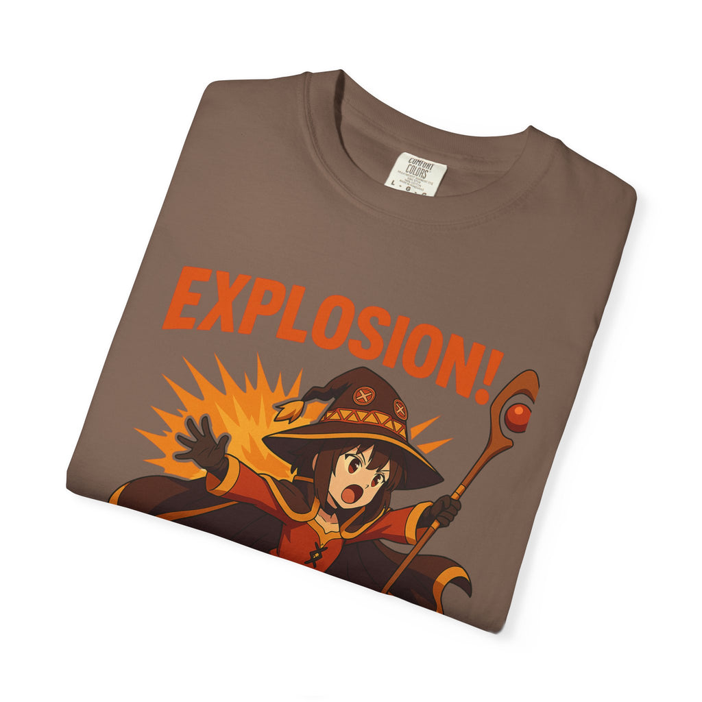 Megumin Explosion Shirt, KonoSuba Anime Tee, Funny Otaku Gift, Comfort Colors Shirt, Chuunibyou Wizard Shirt, Unisex Weeb T-Shirt