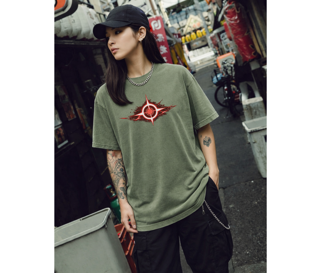 2-Sided Elf Warrior Anime Streetwear T-Shirt | Oversized Two-Sided Graphic Tee
