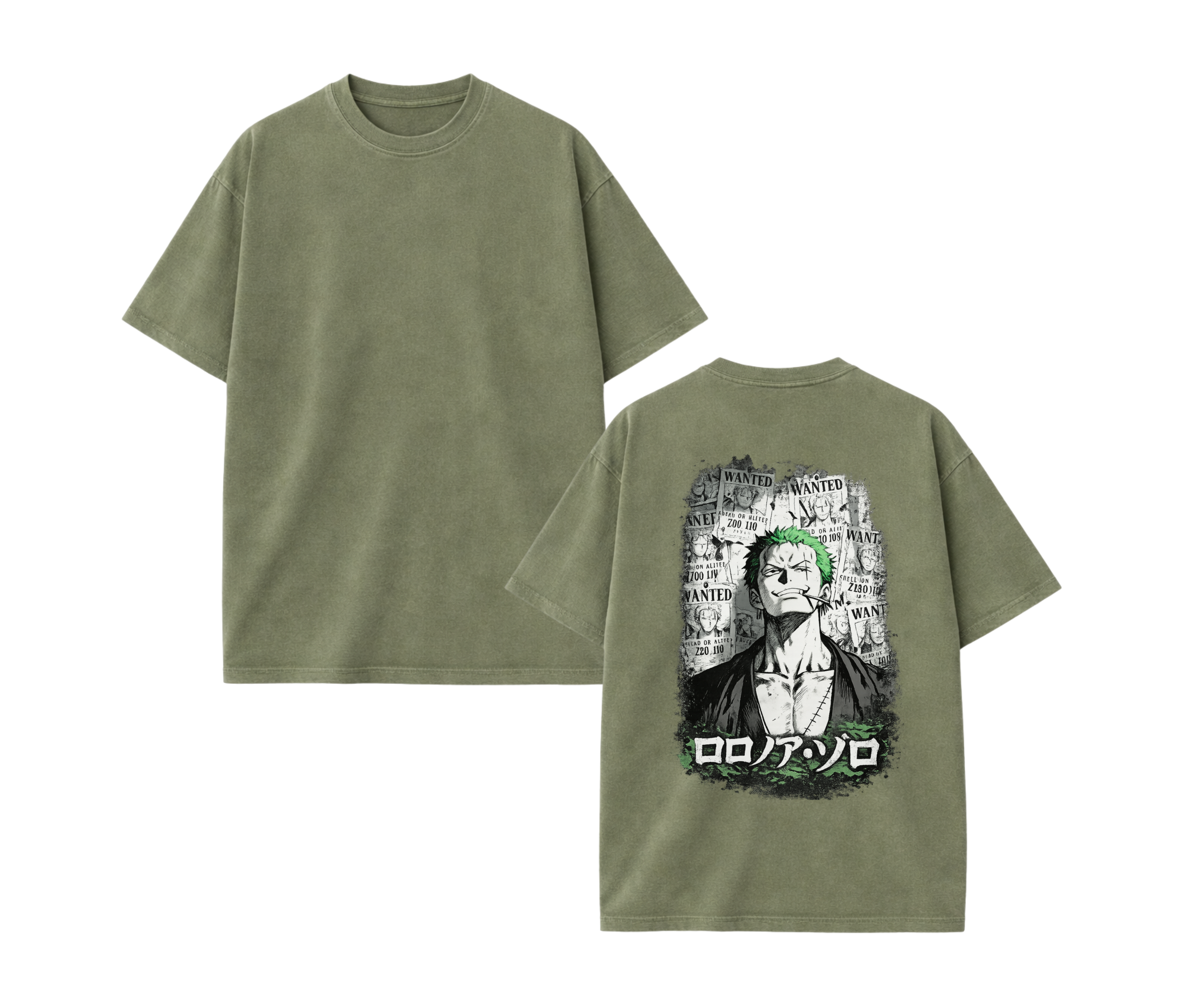 Pirate Wanted – Anime Streetwear Oversized T-Shirt