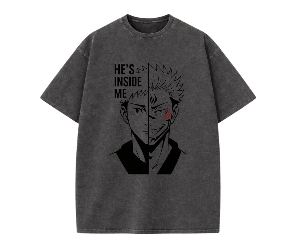 Inner Curse – Split Soul Anime Streetwear Tee