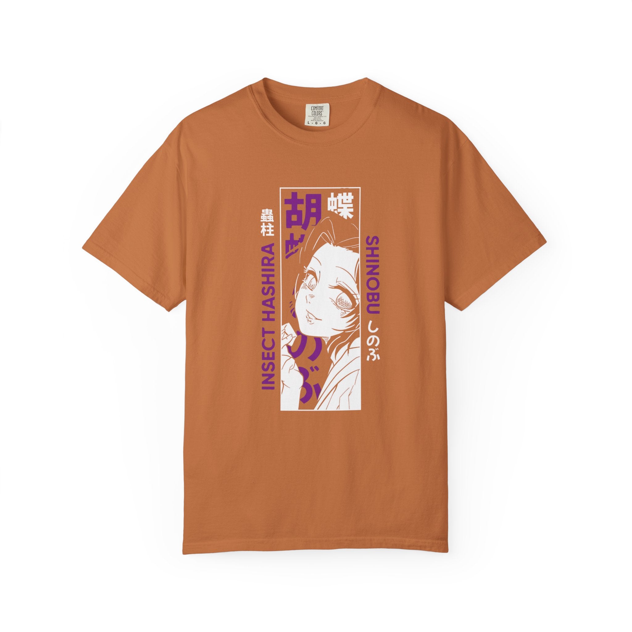 Shinobu Kocho Shirt Demon Slayer Anime Tee, Insect Hashira Graphic Shirts, Kimetsu no Yaiba T-Shirt, Otaku Gift, Japanese Aesthetic