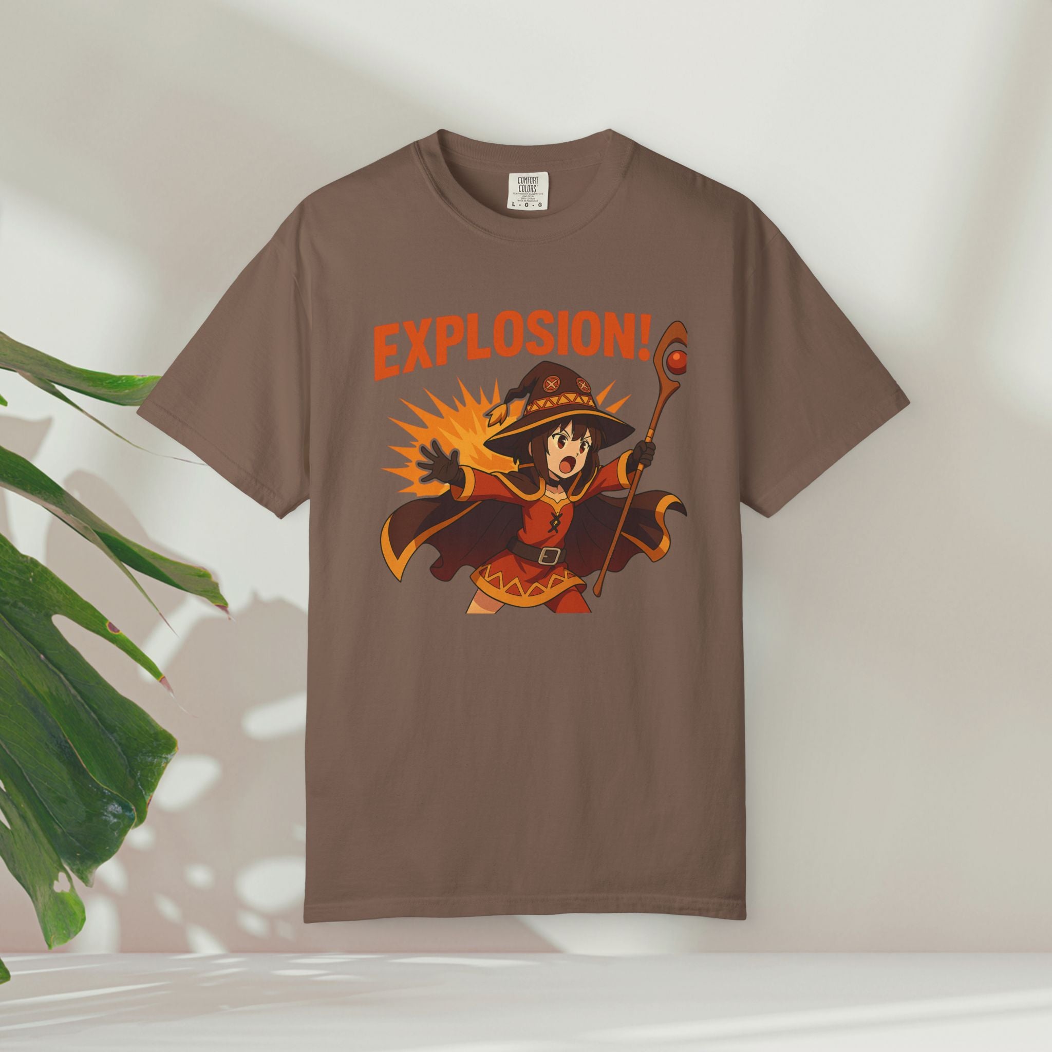 Megumin Explosion Shirt, KonoSuba Anime Tee, Funny Otaku Gift, Comfort Colors Shirt, Chuunibyou Wizard Shirt, Unisex Weeb T-Shirt