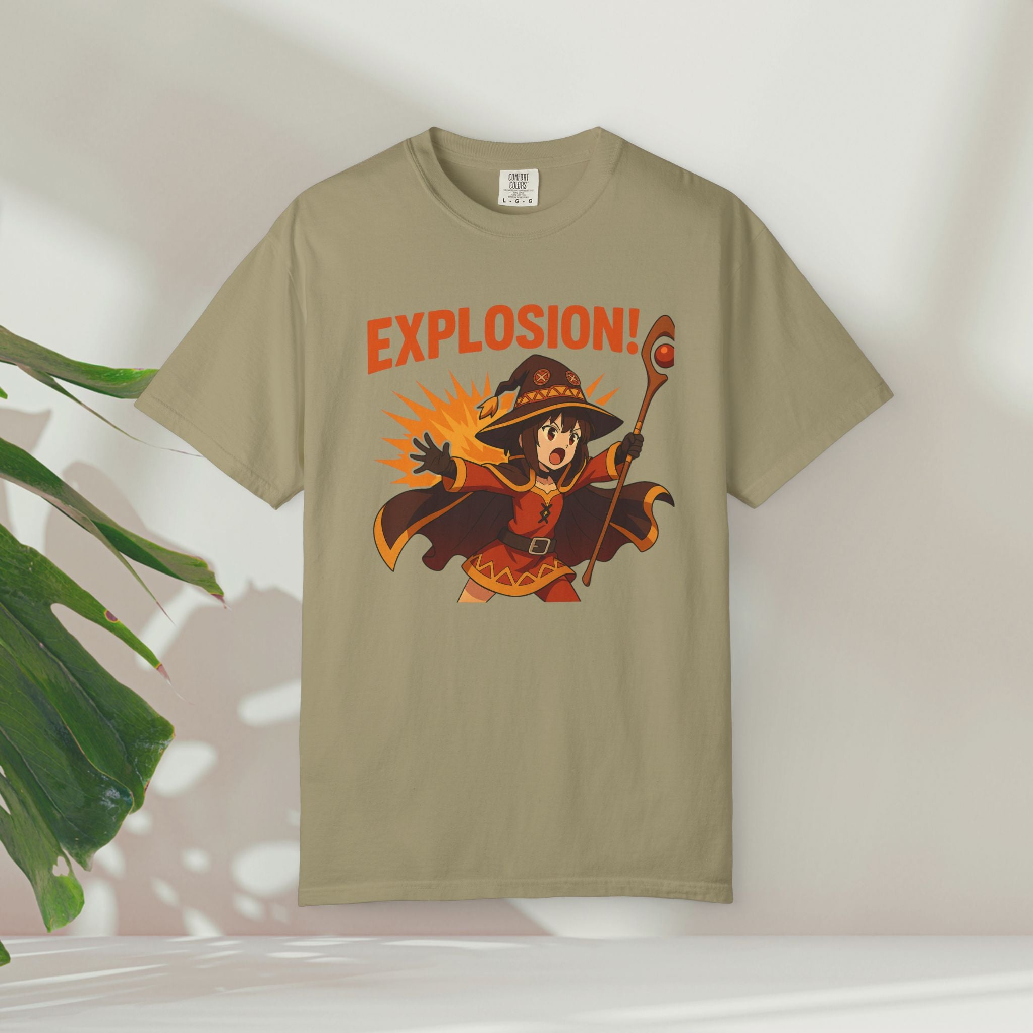 Megumin Explosion Shirt, KonoSuba Anime Tee, Funny Otaku Gift, Comfort Colors Shirt, Chuunibyou Wizard Shirt, Unisex Weeb T-Shirt