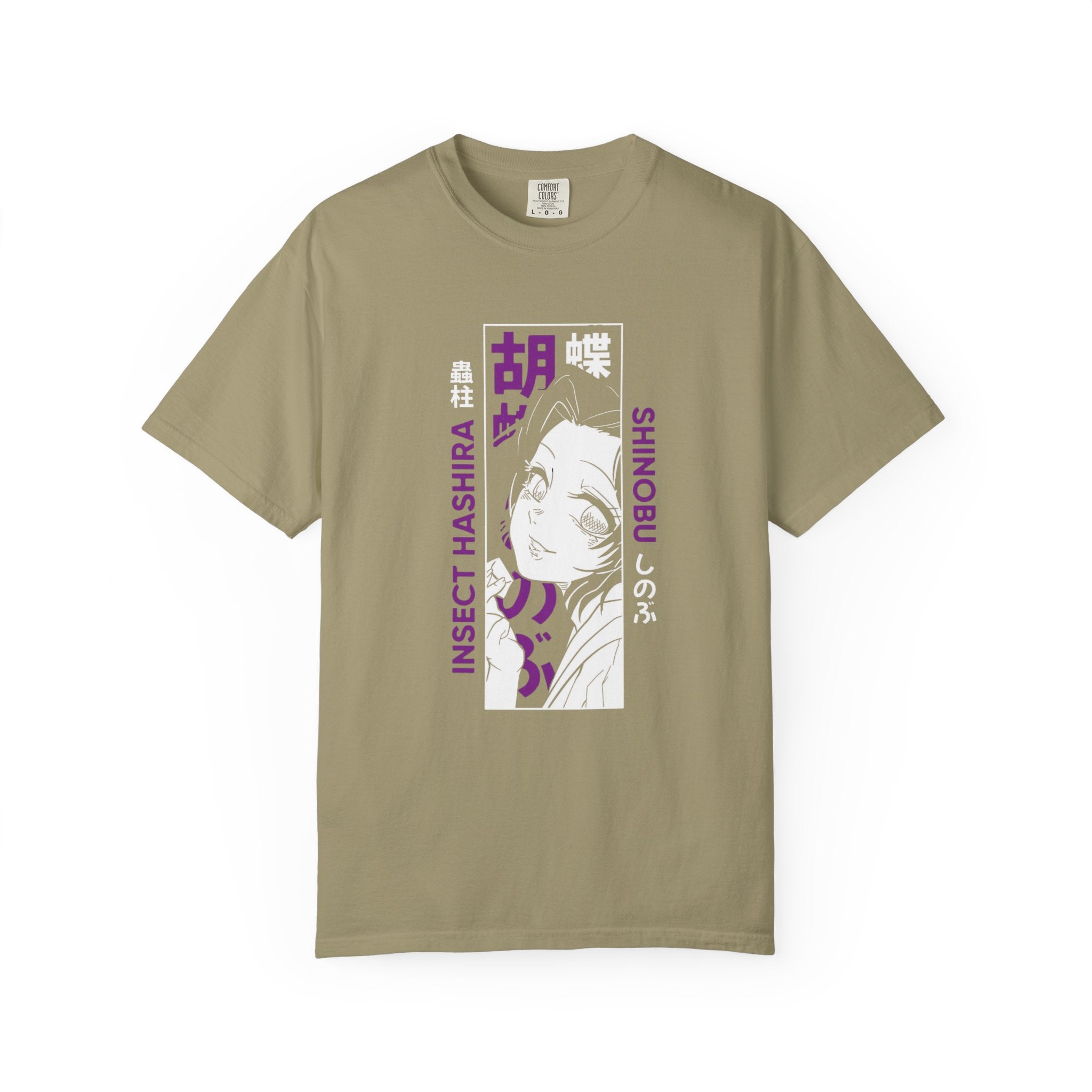 Shinobu Kocho Shirt Demon Slayer Anime Tee, Insect Hashira Graphic Shirts, Kimetsu no Yaiba T-Shirt, Otaku Gift, Japanese Aesthetic