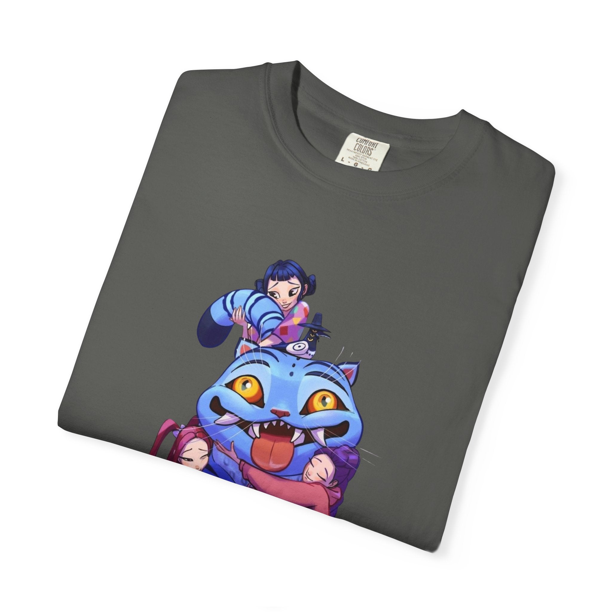 Kpop Music Demon Hunters Shirt, Anime Slayer Aesthetic Tee, Comfort Colors Idol Graphic T-Shirt, Gift for Kpop and Anime Fans