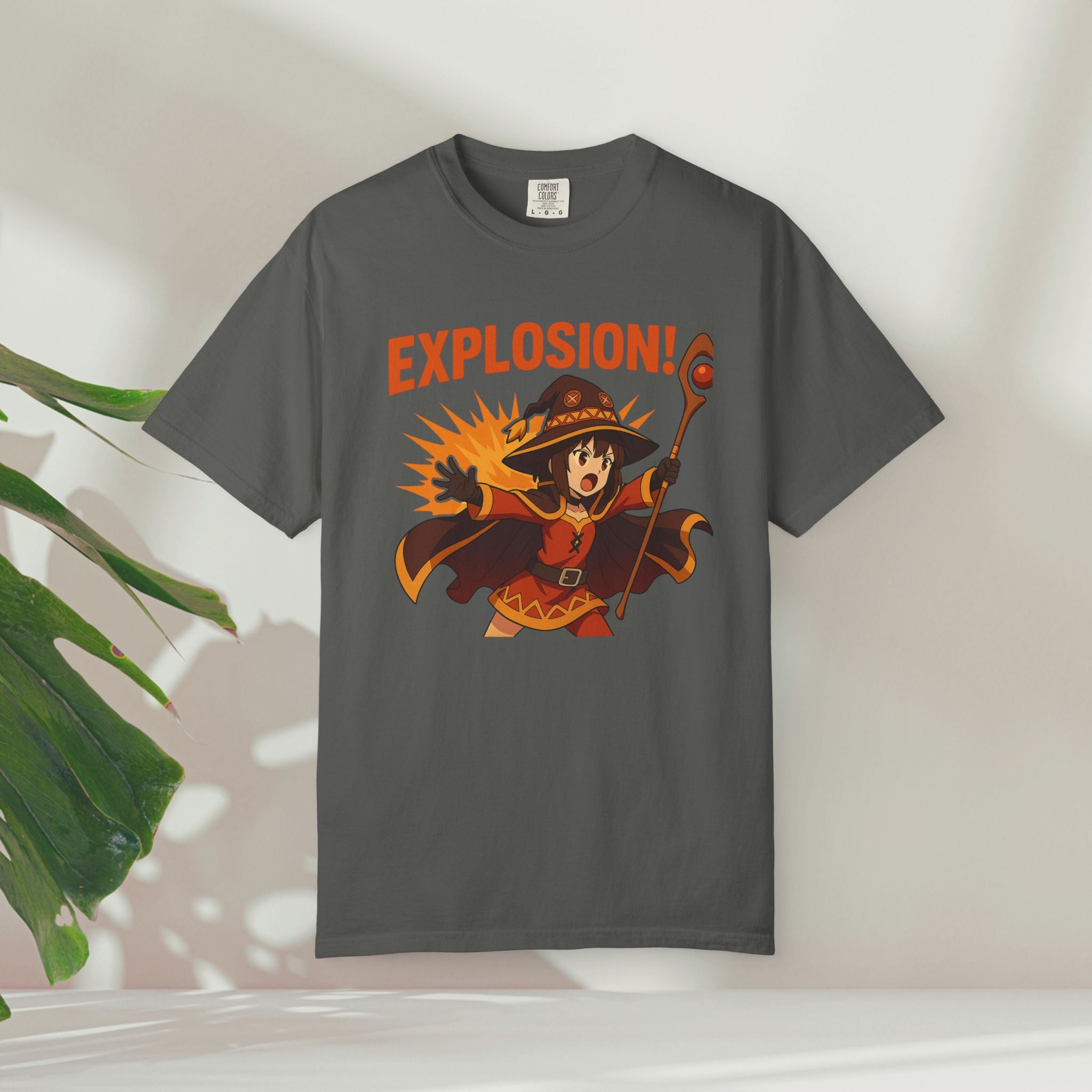 Megumin Explosion Shirt, KonoSuba Anime Tee, Funny Otaku Gift, Comfort Colors Shirt, Chuunibyou Wizard Shirt, Unisex Weeb T-Shirt
