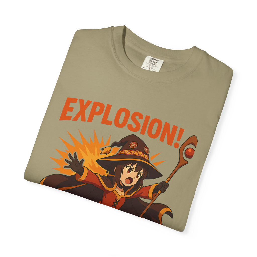 Megumin Explosion Shirt, KonoSuba Anime Tee, Funny Otaku Gift, Comfort Colors Shirt, Chuunibyou Wizard Shirt, Unisex Weeb T-Shirt