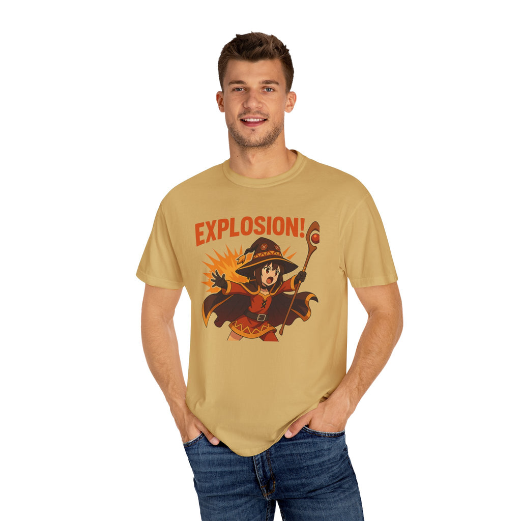 Megumin Explosion Shirt, KonoSuba Anime Tee, Funny Otaku Gift, Comfort Colors Shirt, Chuunibyou Wizard Shirt, Unisex Weeb T-Shirt