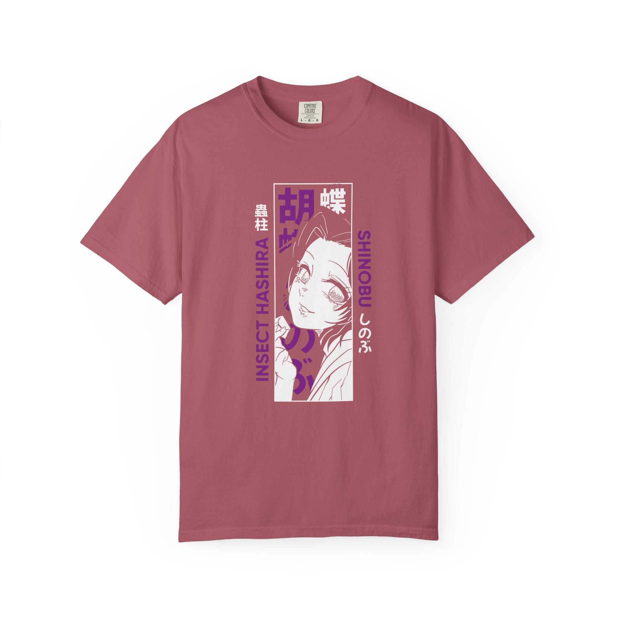 Shinobu Kocho Shirt Demon Slayer Anime Tee, Insect Hashira Graphic Shirts, Kimetsu no Yaiba T-Shirt, Otaku Gift, Japanese Aesthetic