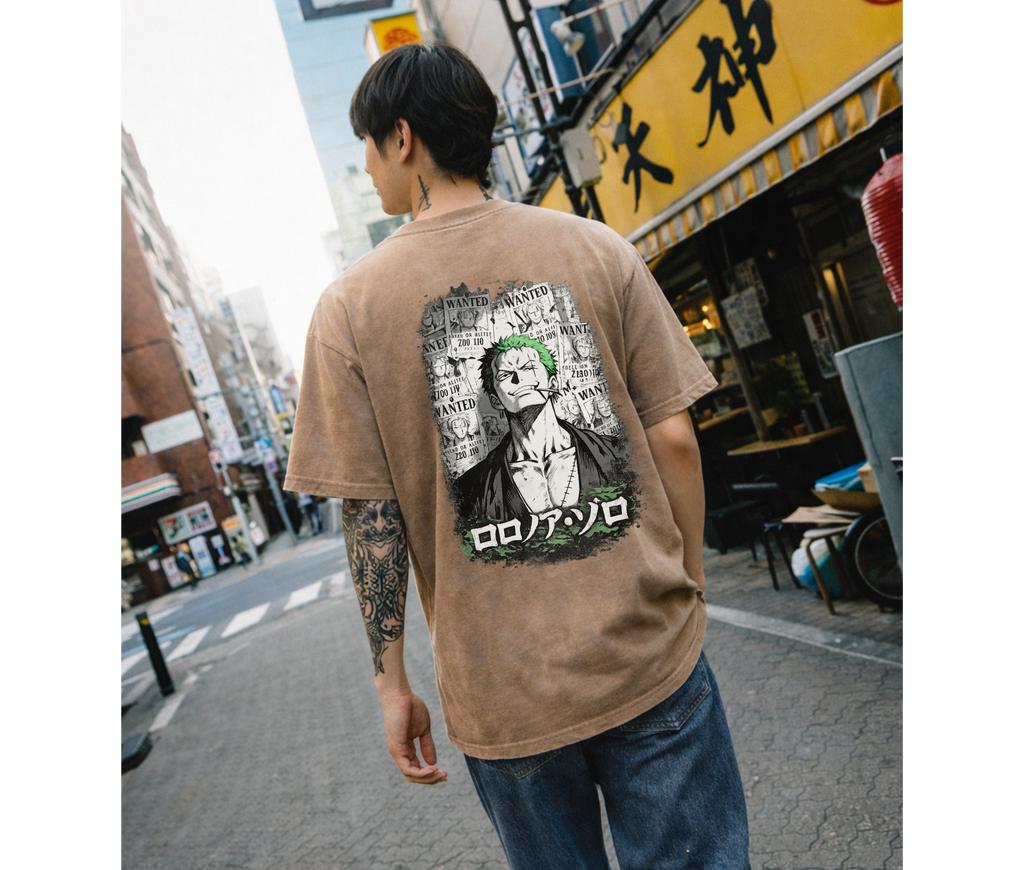 Pirate Wanted – Anime Streetwear Oversized T-Shirt