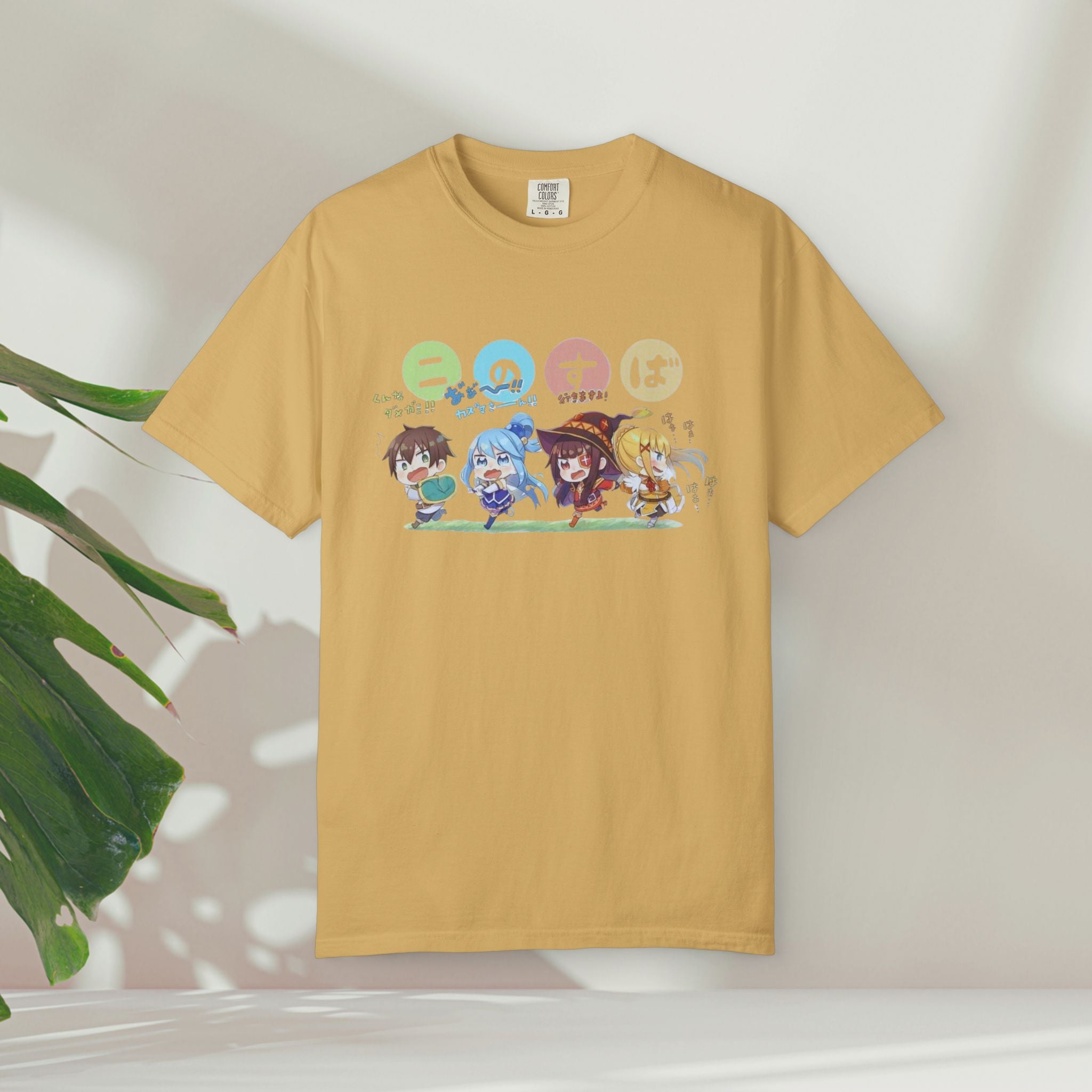 KonoSuba Anime Shirt, Funny Isekai Tee, Megumin Kazuma Aqua Darkness Shirt, Otaku Gift, Unisex Weeb T-Shirt, Comfort Colors Tee