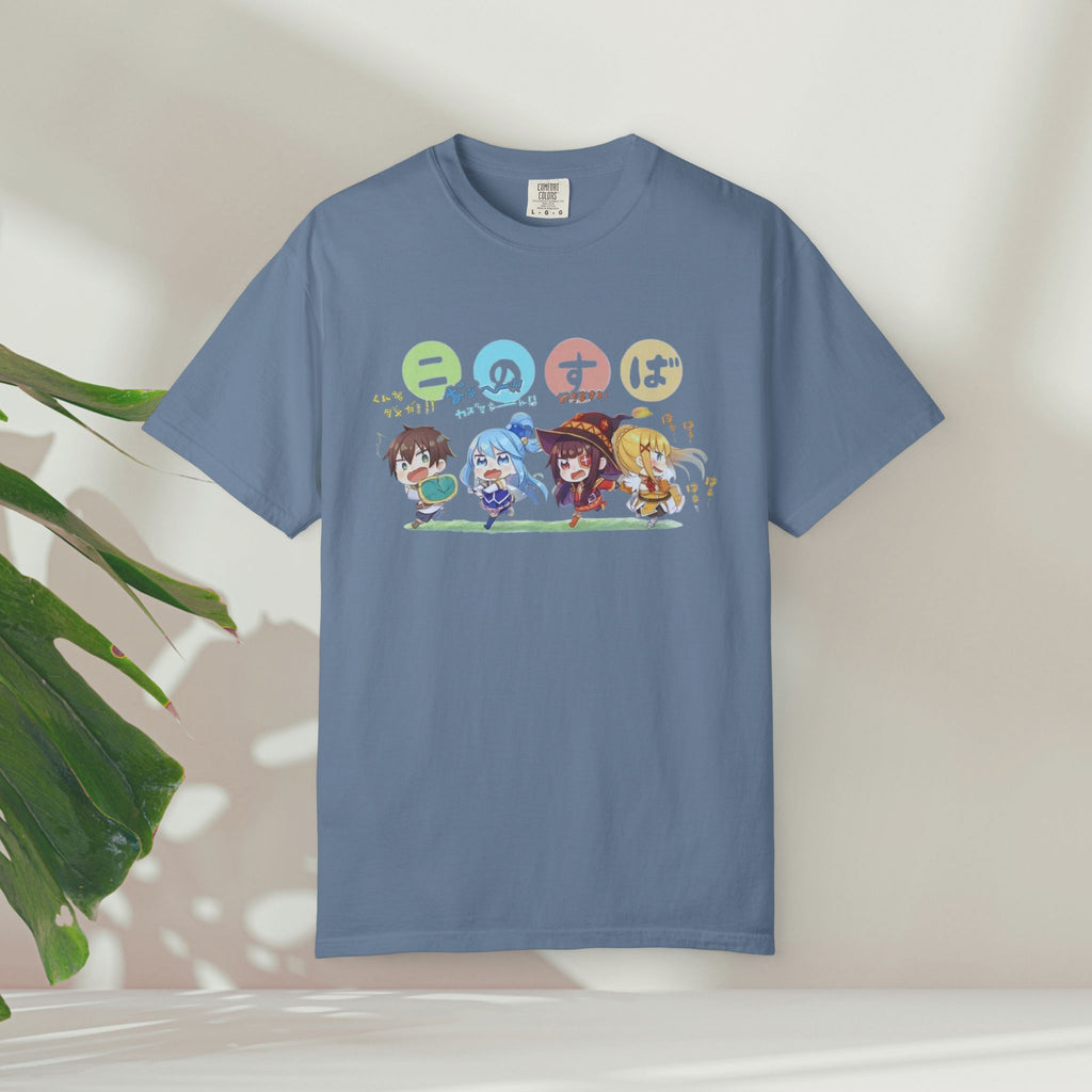 KonoSuba Anime Shirt, Funny Isekai Tee, Megumin Kazuma Aqua Darkness Shirt, Otaku Gift, Unisex Weeb T-Shirt, Comfort Colors Tee