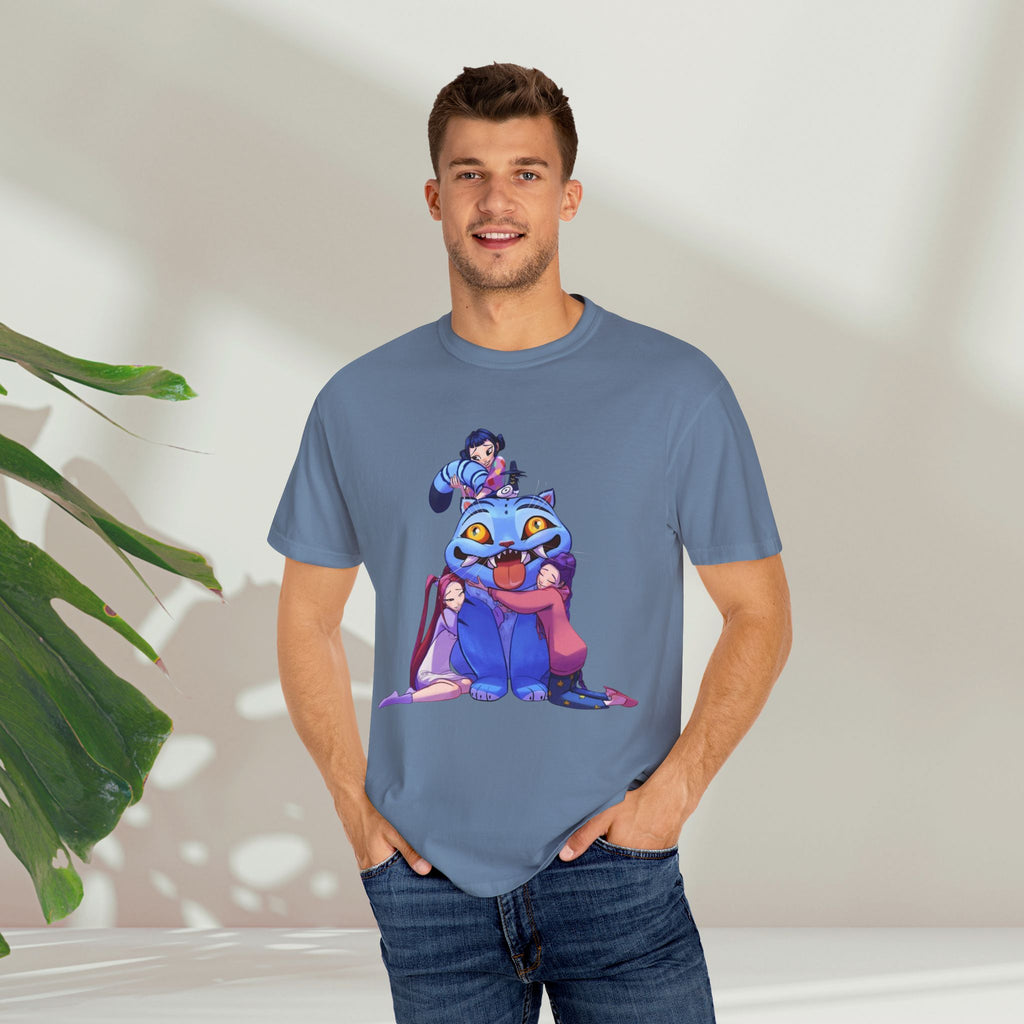 Kpop Music Demon Hunters Shirt, Anime Slayer Aesthetic Tee, Comfort Colors Idol Graphic T-Shirt, Gift for Kpop and Anime Fans