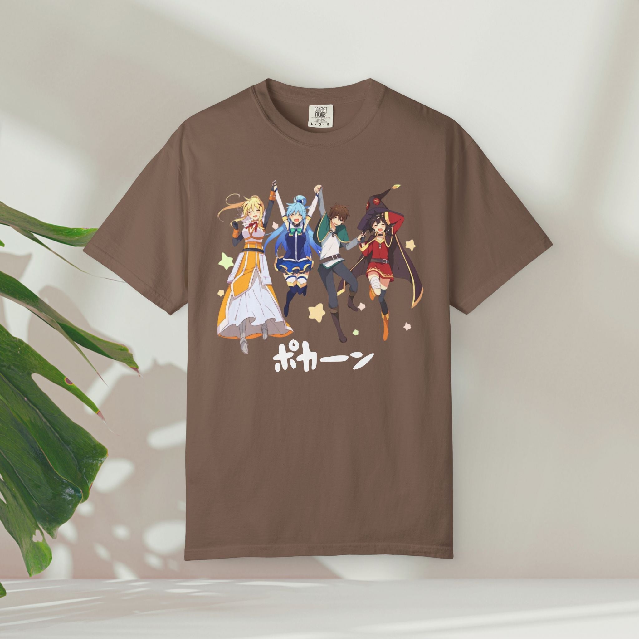 KonoSuba Anime Shirt, Funny Otaku Tee, Megumin Kazuma Aqua Darkness Shirt, Isekai Graphic T-Shirt, Unisex Weeb Gift, Comfort Colors Tee