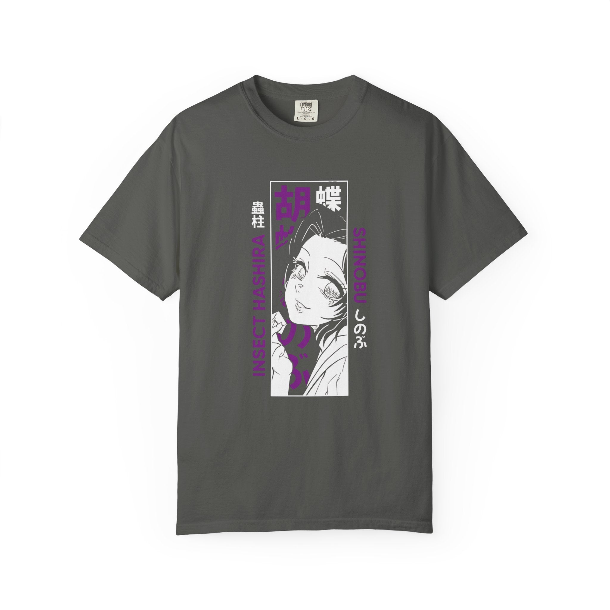 Shinobu Kocho Shirt Demon Slayer Anime Tee, Insect Hashira Graphic Shirts, Kimetsu no Yaiba T-Shirt, Otaku Gift, Japanese Aesthetic