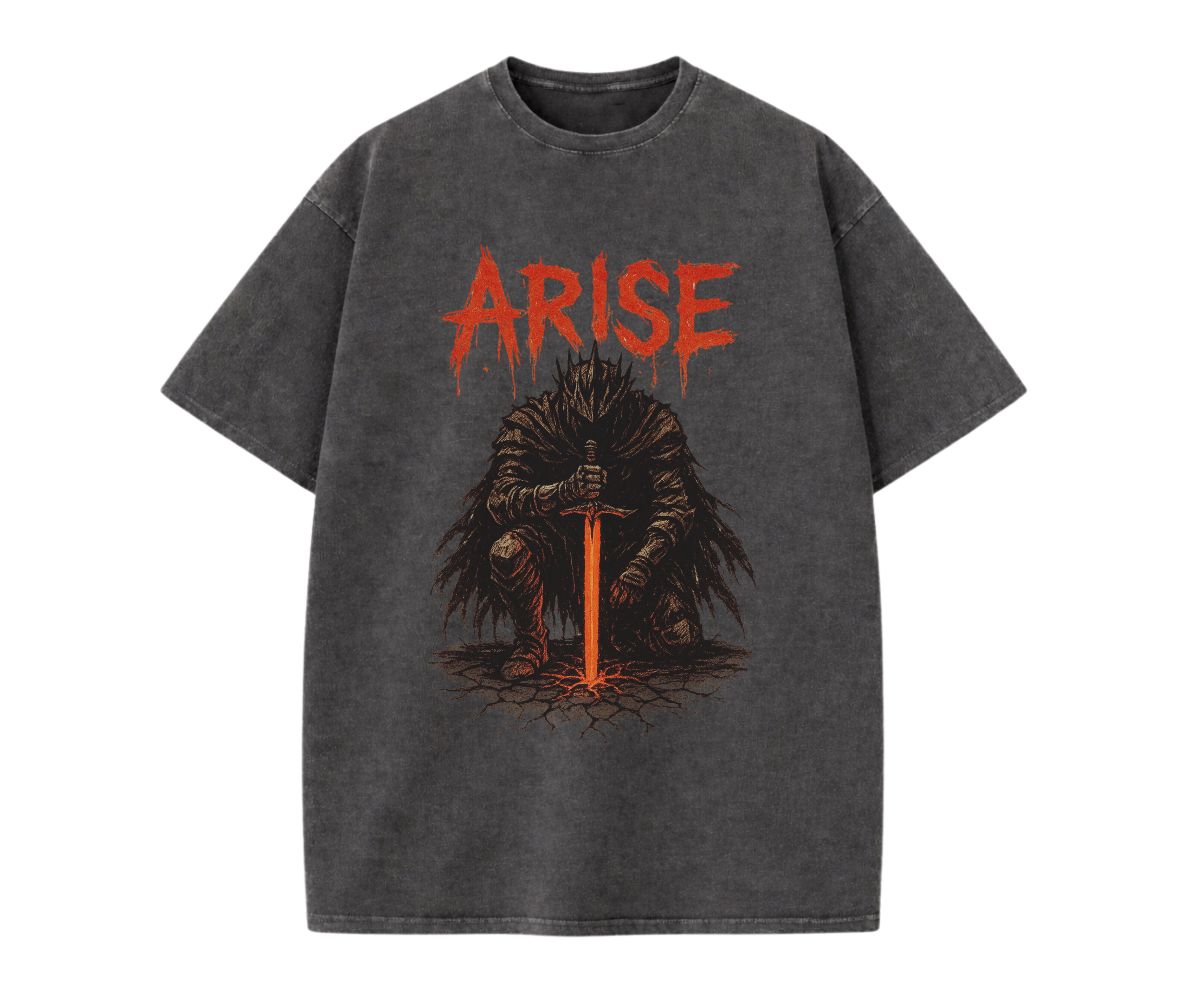 Shadow Monarch Arise – Dark Anime Streetwear Tee