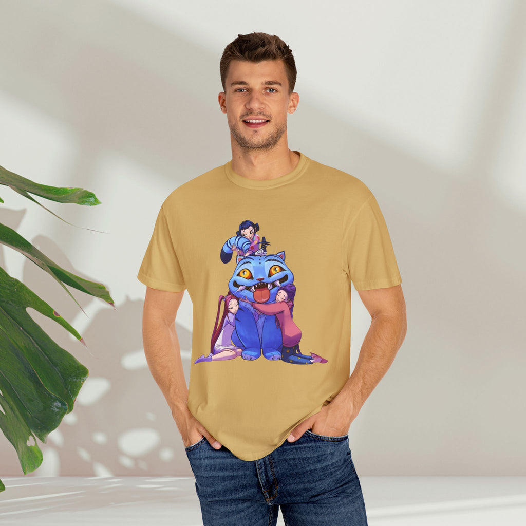 Kpop Music Demon Hunters Shirt, Anime Slayer Aesthetic Tee, Comfort Colors Idol Graphic T-Shirt, Gift for Kpop and Anime Fans