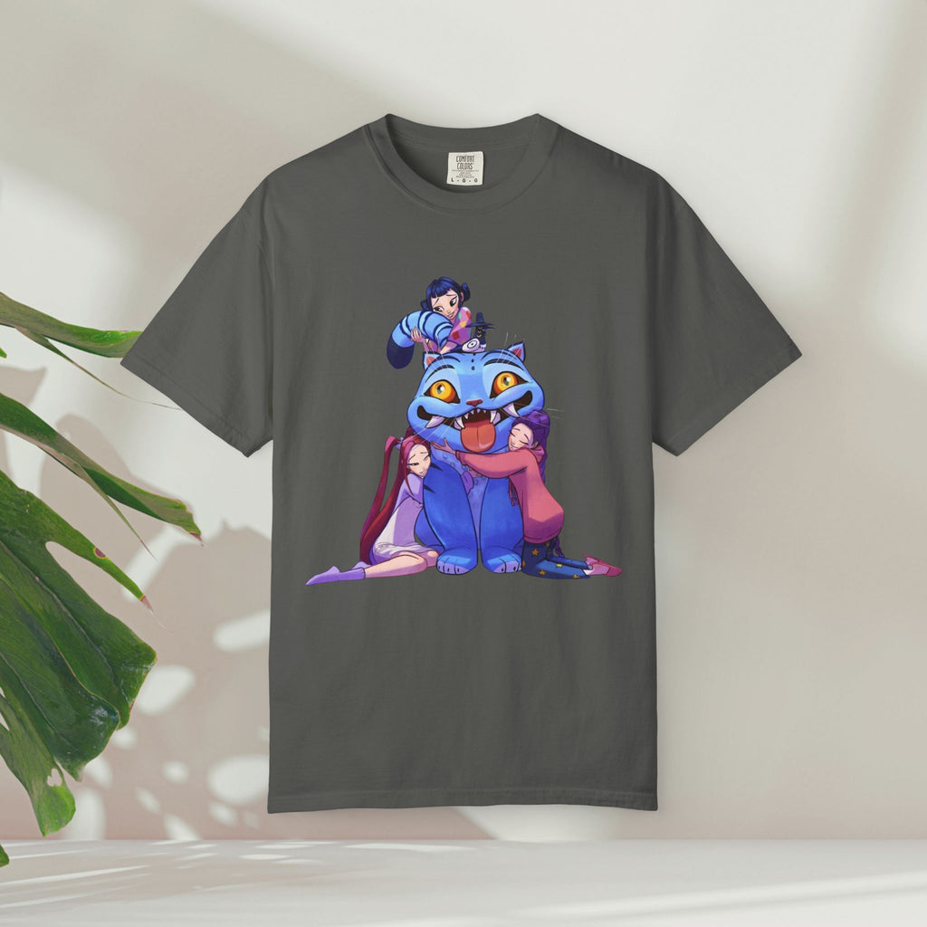 Kpop Music Demon Hunters Shirt, Anime Slayer Aesthetic Tee, Comfort Colors Idol Graphic T-Shirt, Gift for Kpop and Anime Fans