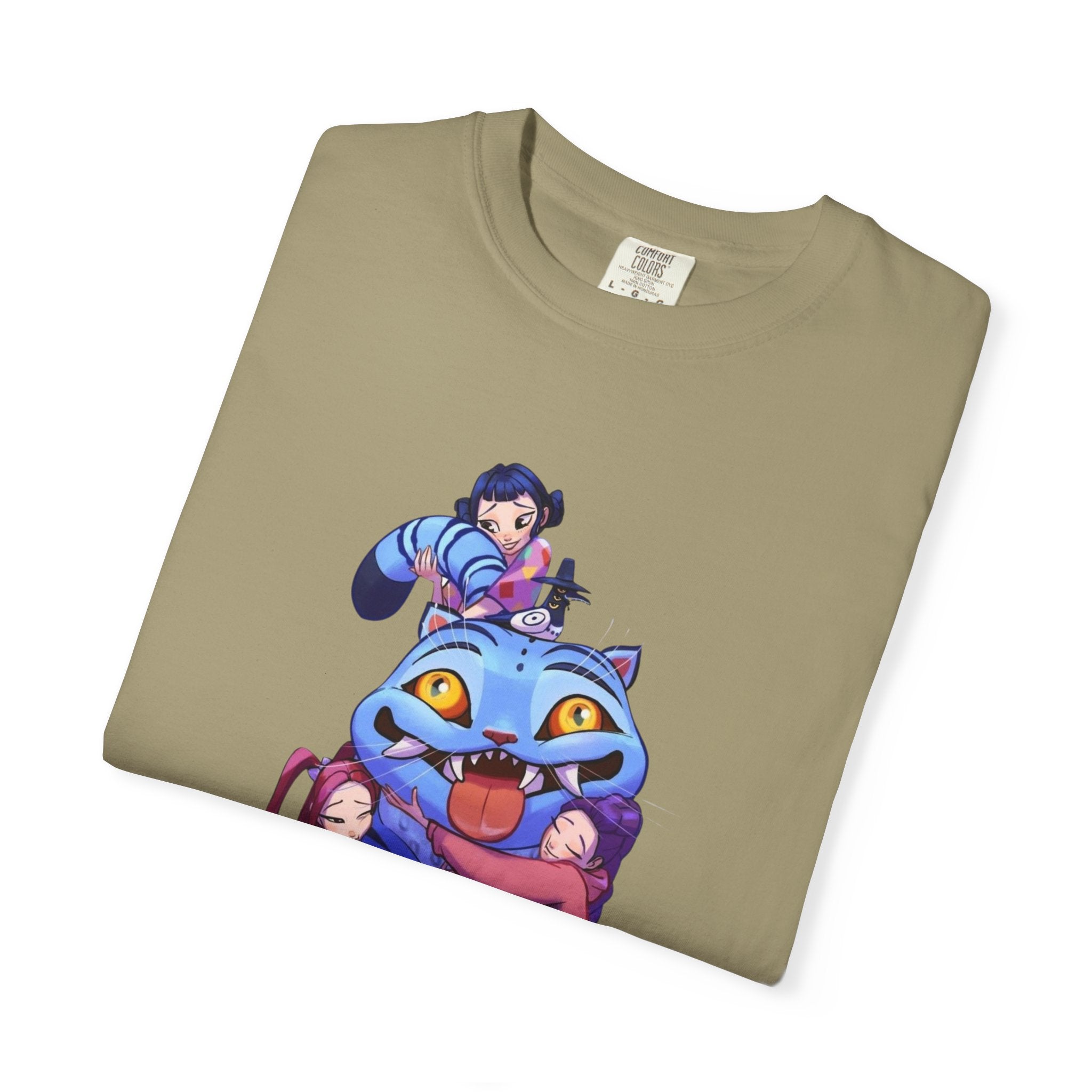 Kpop Music Demon Hunters Shirt, Anime Slayer Aesthetic Tee, Comfort Colors Idol Graphic T-Shirt, Gift for Kpop and Anime Fans
