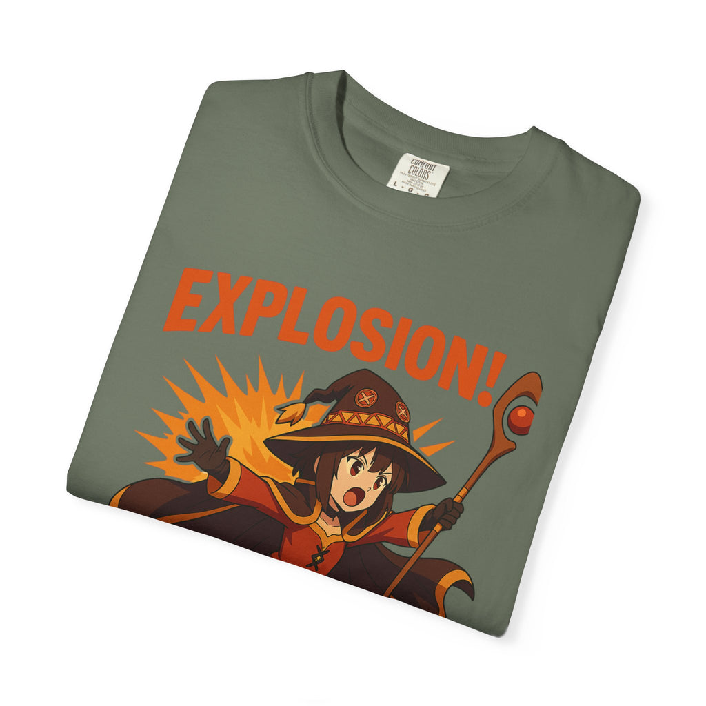 Megumin Explosion Shirt, KonoSuba Anime Tee, Funny Otaku Gift, Comfort Colors Shirt, Chuunibyou Wizard Shirt, Unisex Weeb T-Shirt