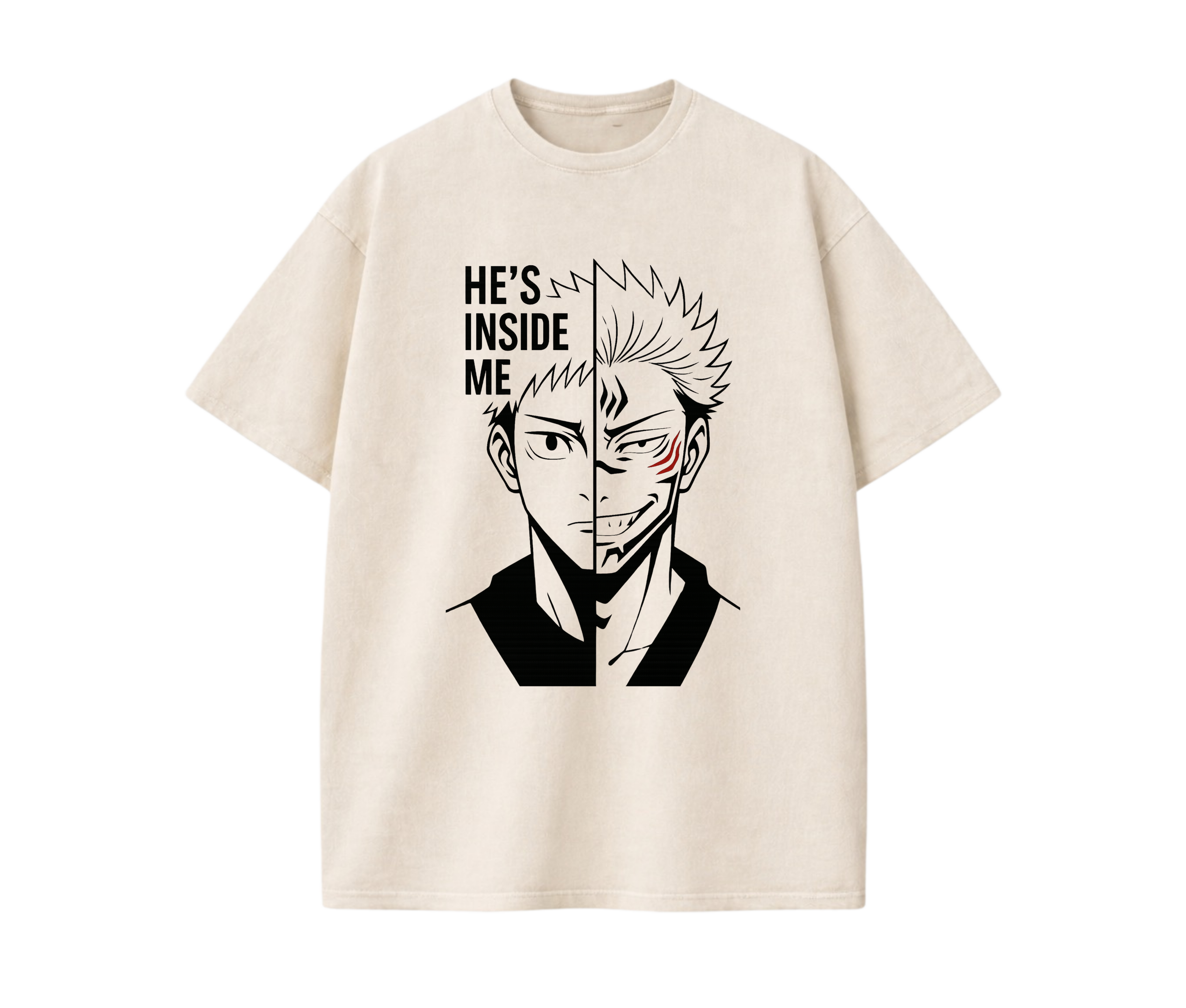 Inner Curse – Split Soul Anime Streetwear Tee
