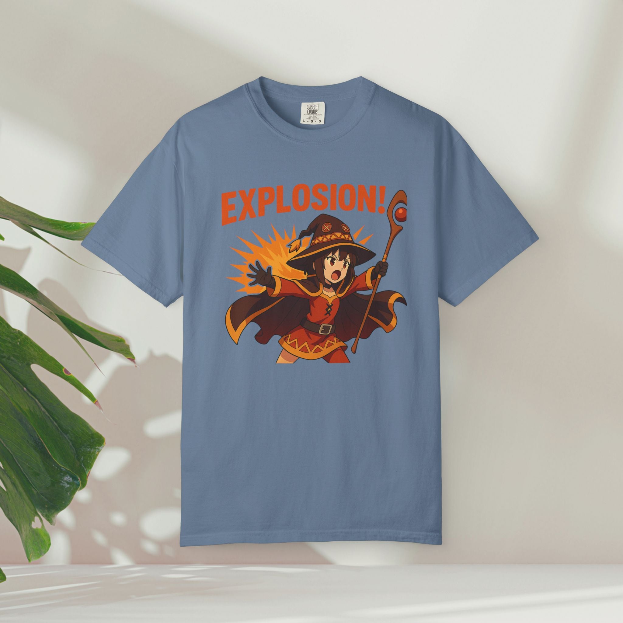 Megumin Explosion Shirt, KonoSuba Anime Tee, Funny Otaku Gift, Comfort Colors Shirt, Chuunibyou Wizard Shirt, Unisex Weeb T-Shirt