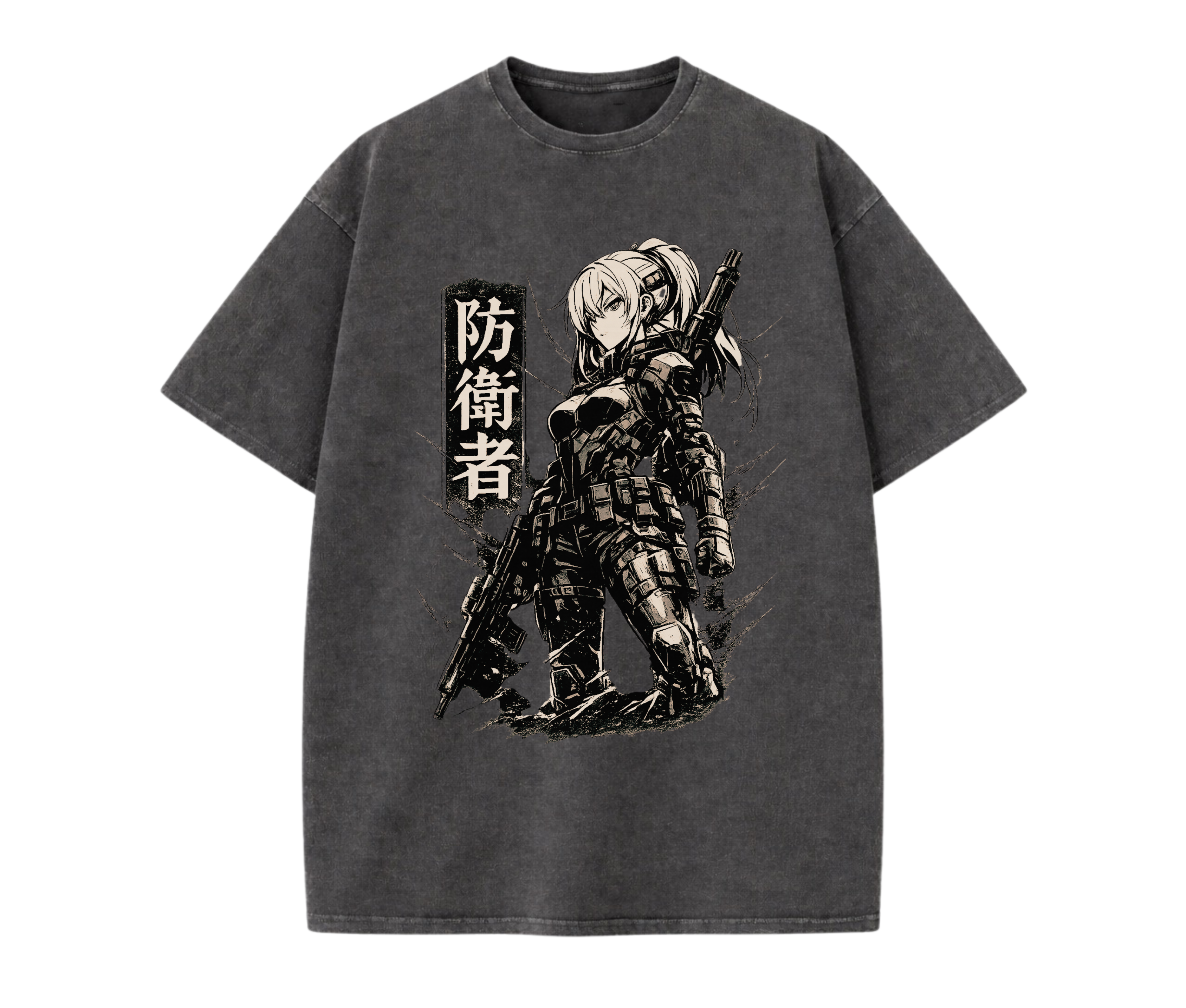 Defender Anime Streetwear Tee (防衛者)