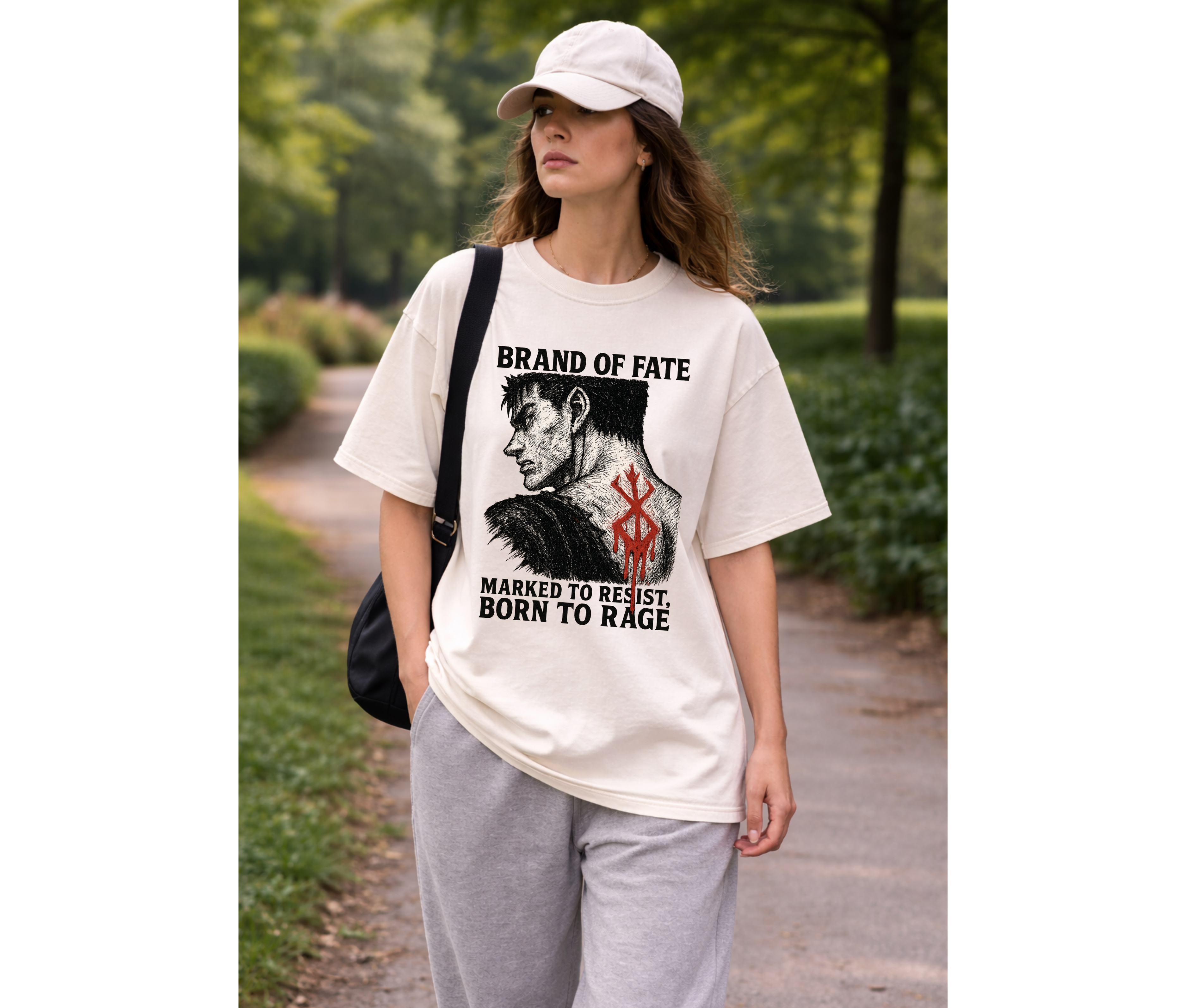 Brand of Fate – Dark Fantasy Anime Streetwear Tee