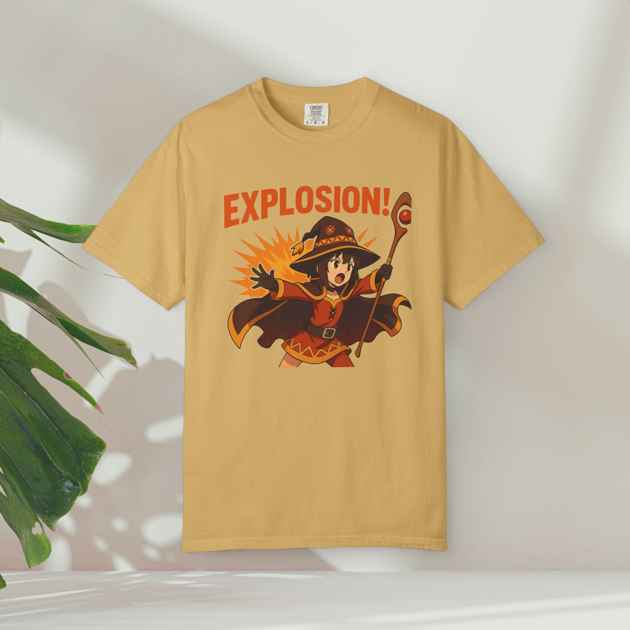 Megumin Explosion Shirt, KonoSuba Anime Tee, Funny Otaku Gift, Comfort Colors Shirt, Chuunibyou Wizard Shirt, Unisex Weeb T-Shirt