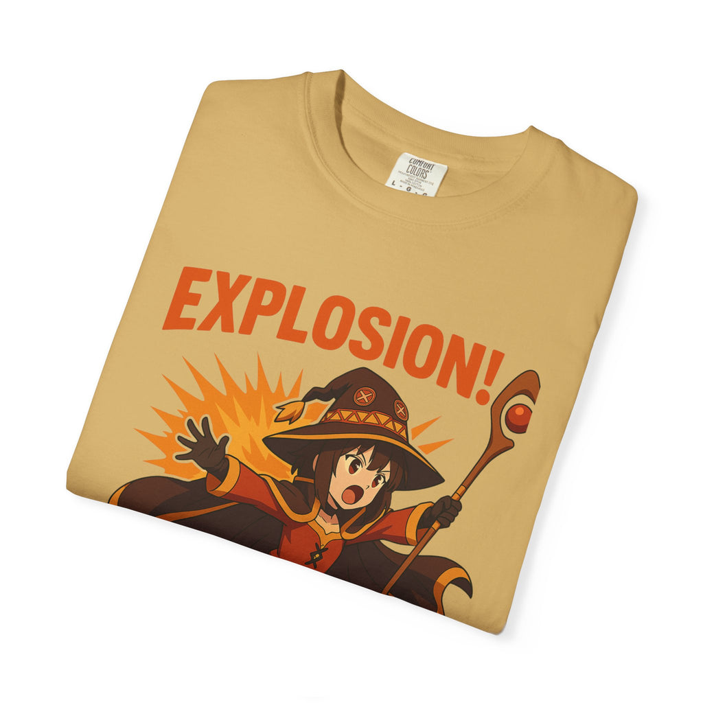 Megumin Explosion Shirt, KonoSuba Anime Tee, Funny Otaku Gift, Comfort Colors Shirt, Chuunibyou Wizard Shirt, Unisex Weeb T-Shirt
