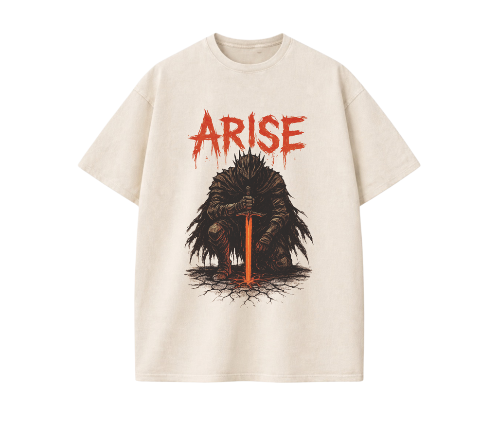 Shadow Monarch Arise – Dark Anime Streetwear Tee