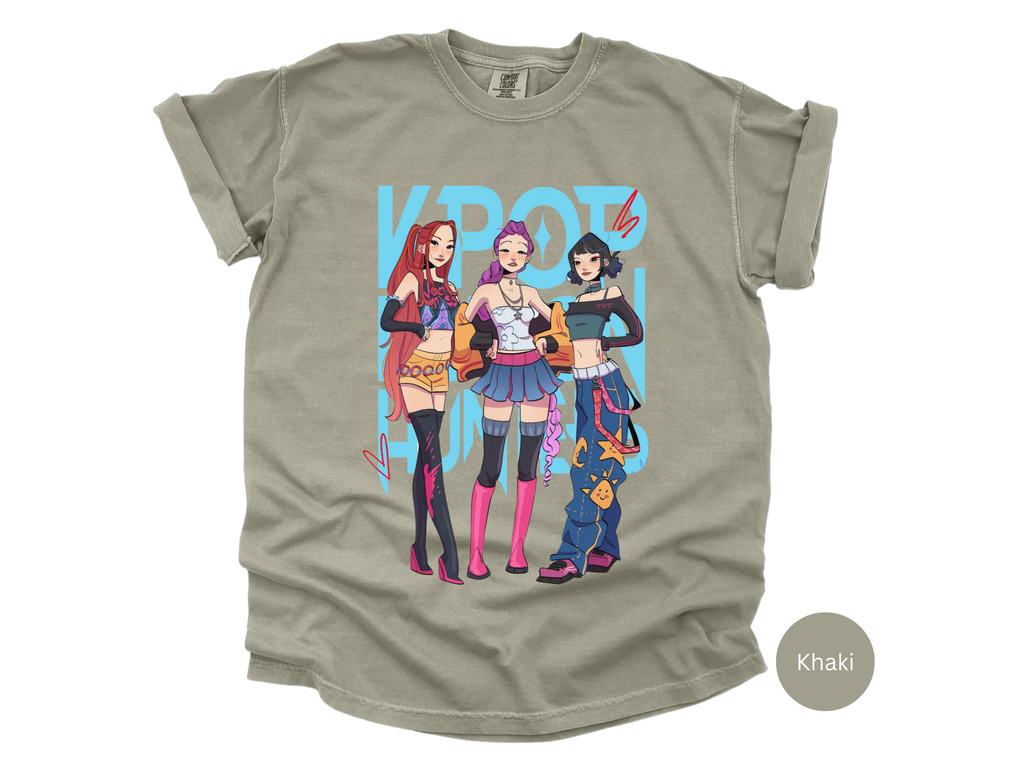 Kpop Anime Demon Hunter Aesthetic T-shirt